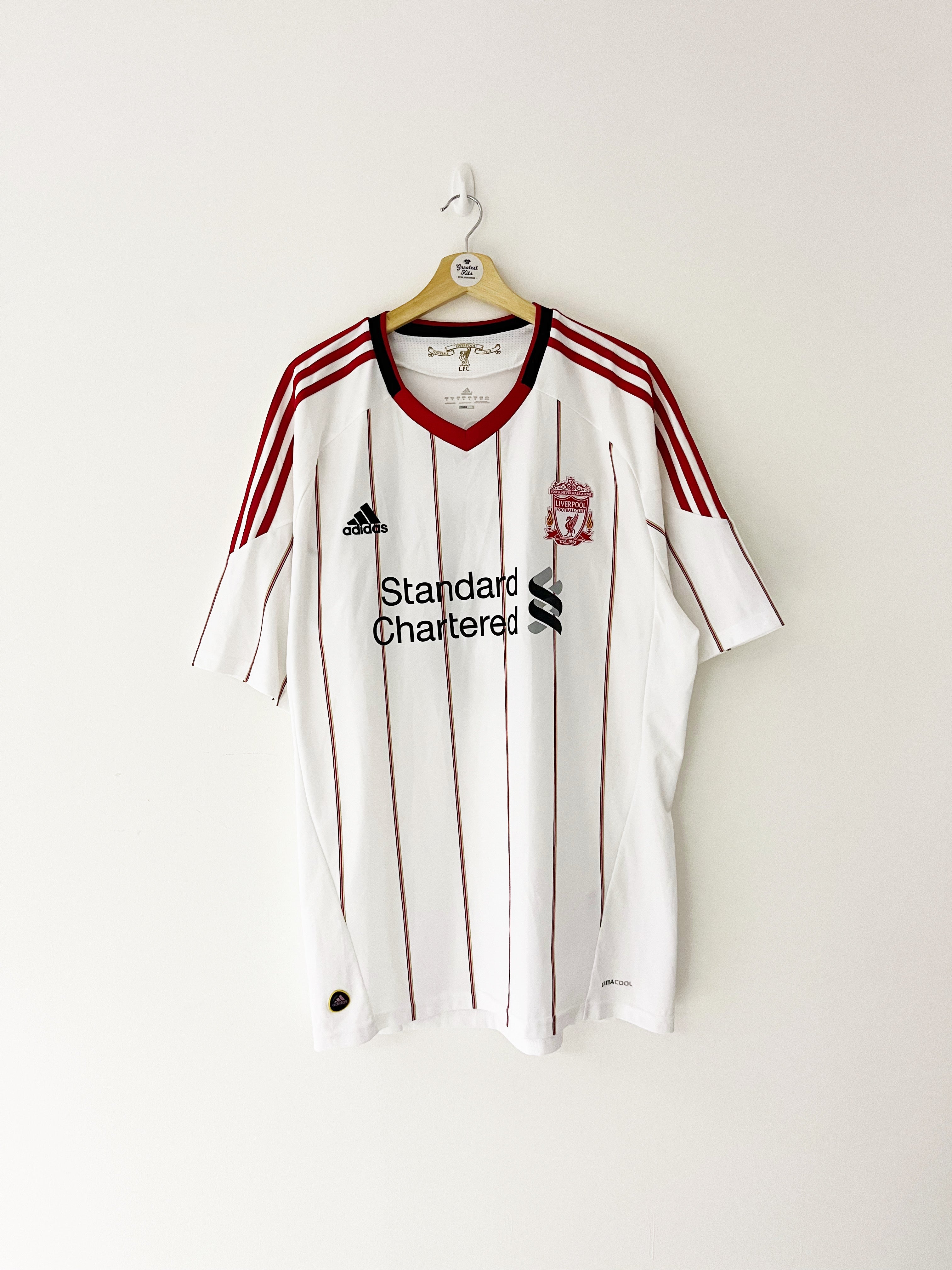 2010/11 Liverpool Away Shirt Gerrard #8 (XL) 8.5/10