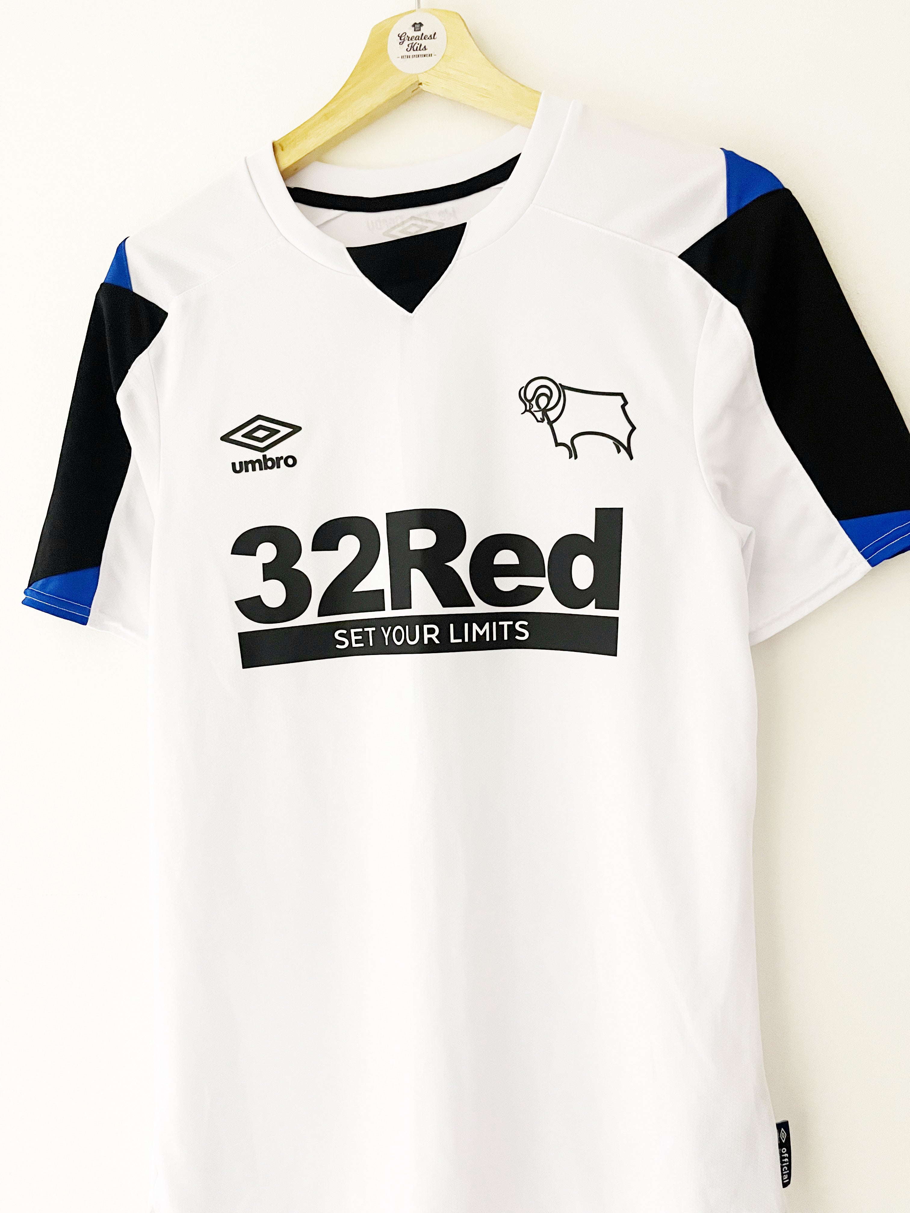 2021/22 Derby Home Shirt (M) 9/10