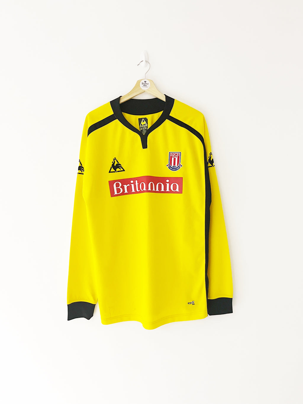 2009/10 Stoke City GK Shirt (L) 8.5/10