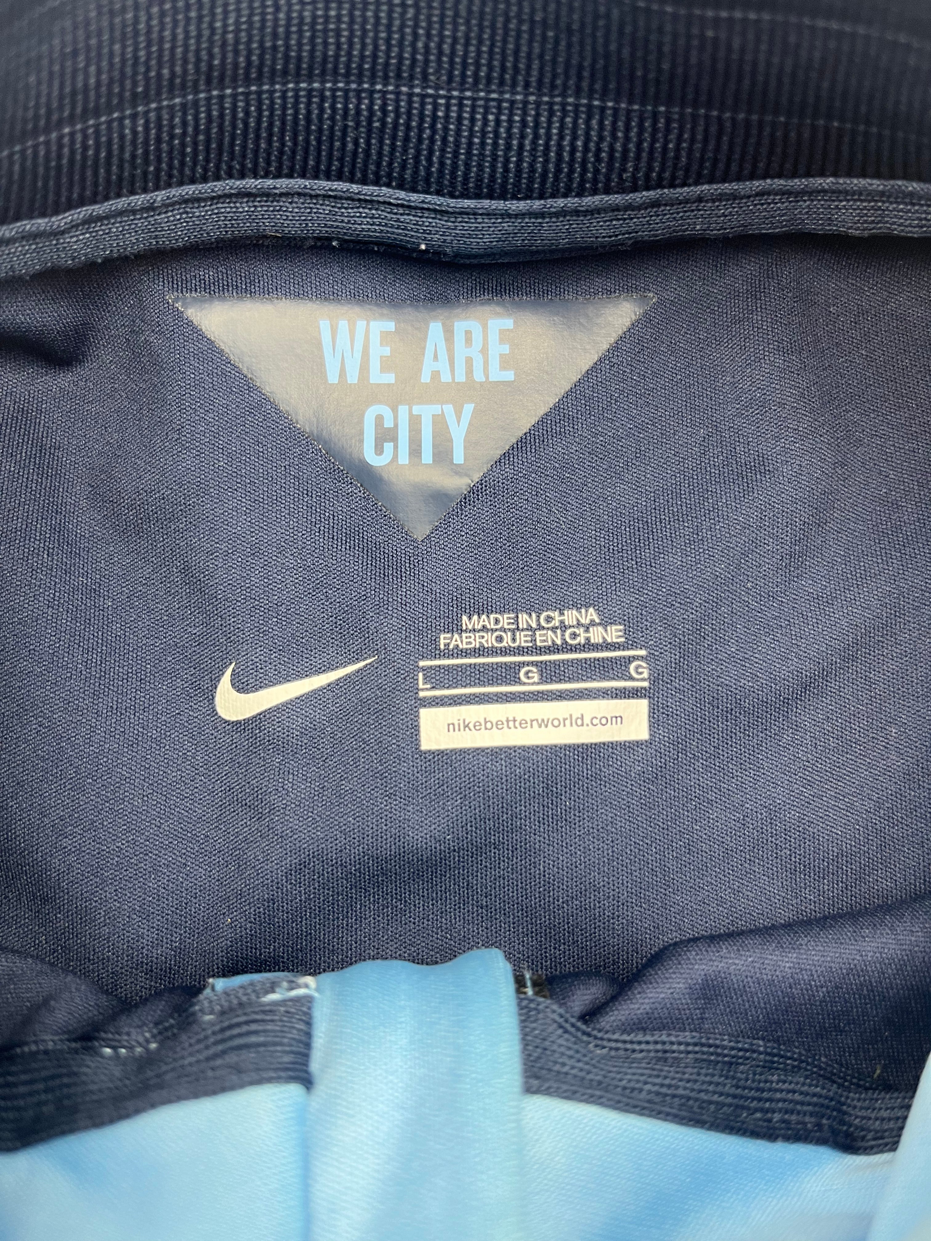 2013/14 Manchester City Training Jacket (L) 9/10