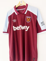 2021/22 West Ham Home Shirt (XXL) 9/10