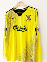 2004/06 Liverpool Away L/S Shirt Morientes #19 (XL) 9/10