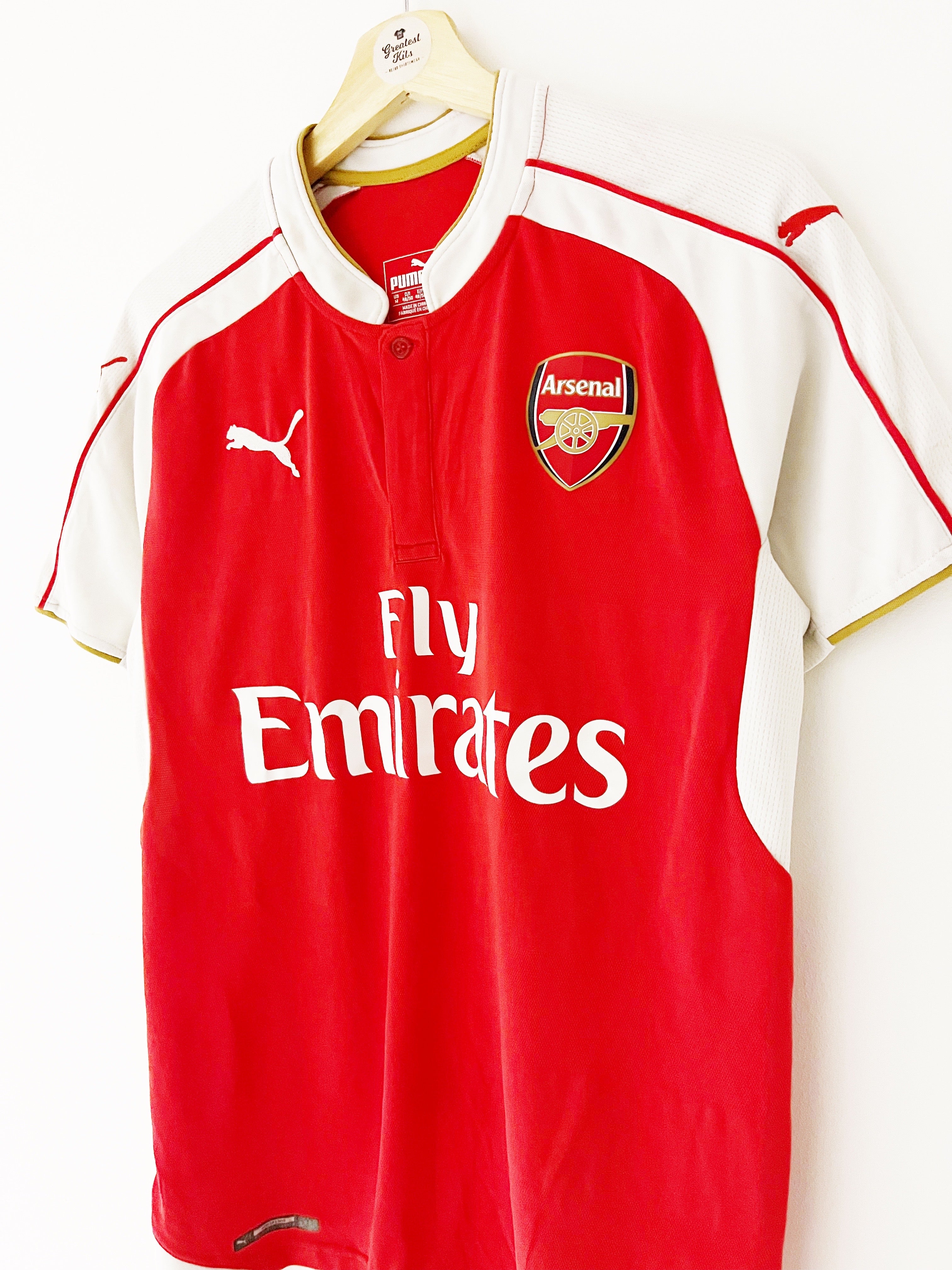 2015/16 Arsenal Home Shirt (M) 8.5/10