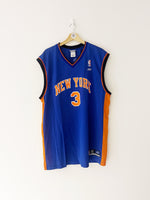 2004/06 New York Knicks Reebok Alternate Jersey Marbury #3 (XL) 7.5/10
