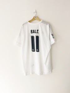 2015/16 Real Madrid Home Shirt Bale #11 (XXL) 9/10