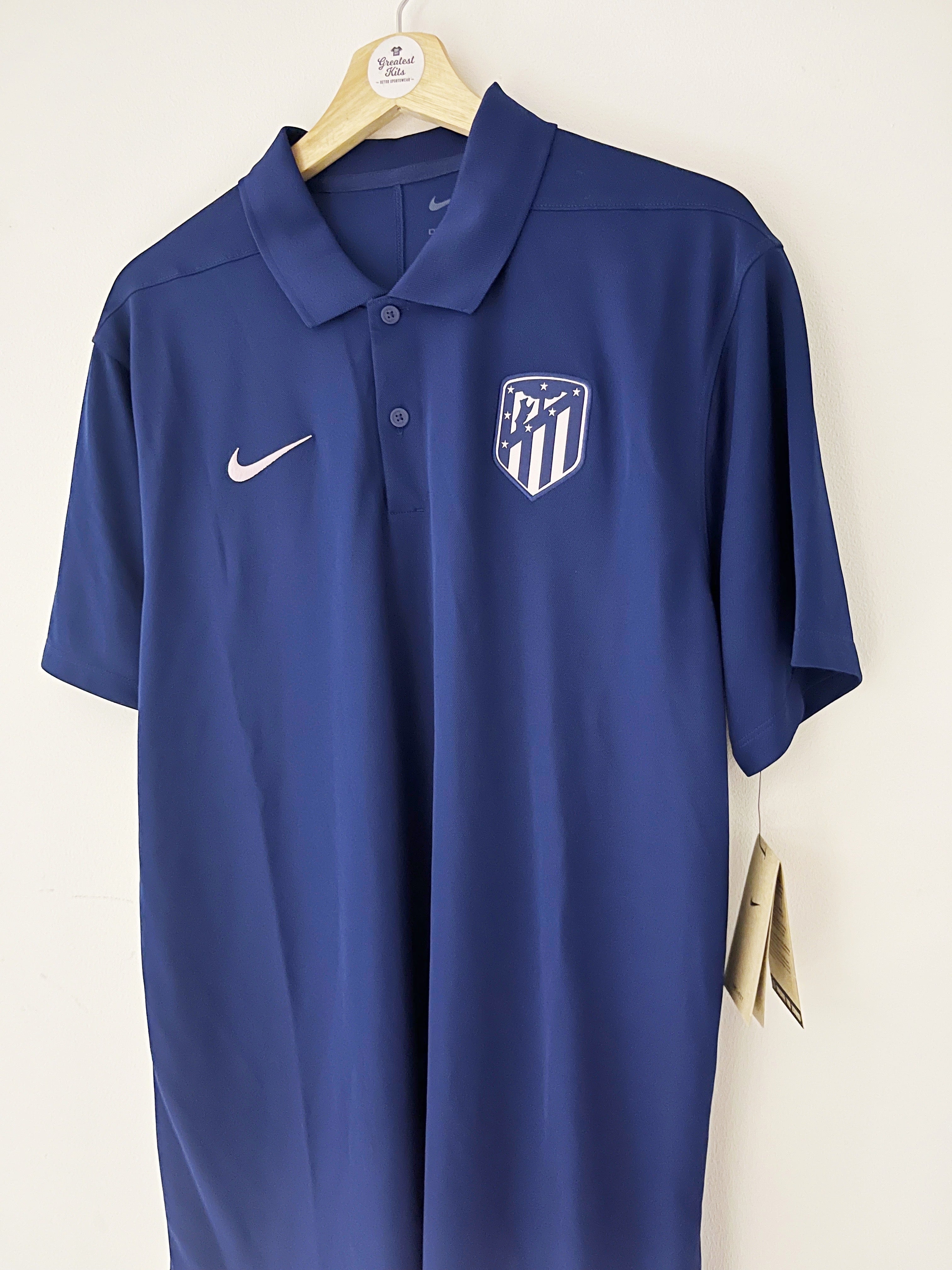 2021/22 Atletico Madrid Polo Shirt (L) BNWT