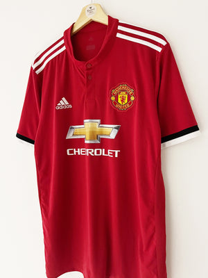 2017/18 Manchester United Home Shirt (XL) 9/10