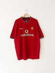 2000/02 Manchester United Home Shirt (XL) 8.5/10