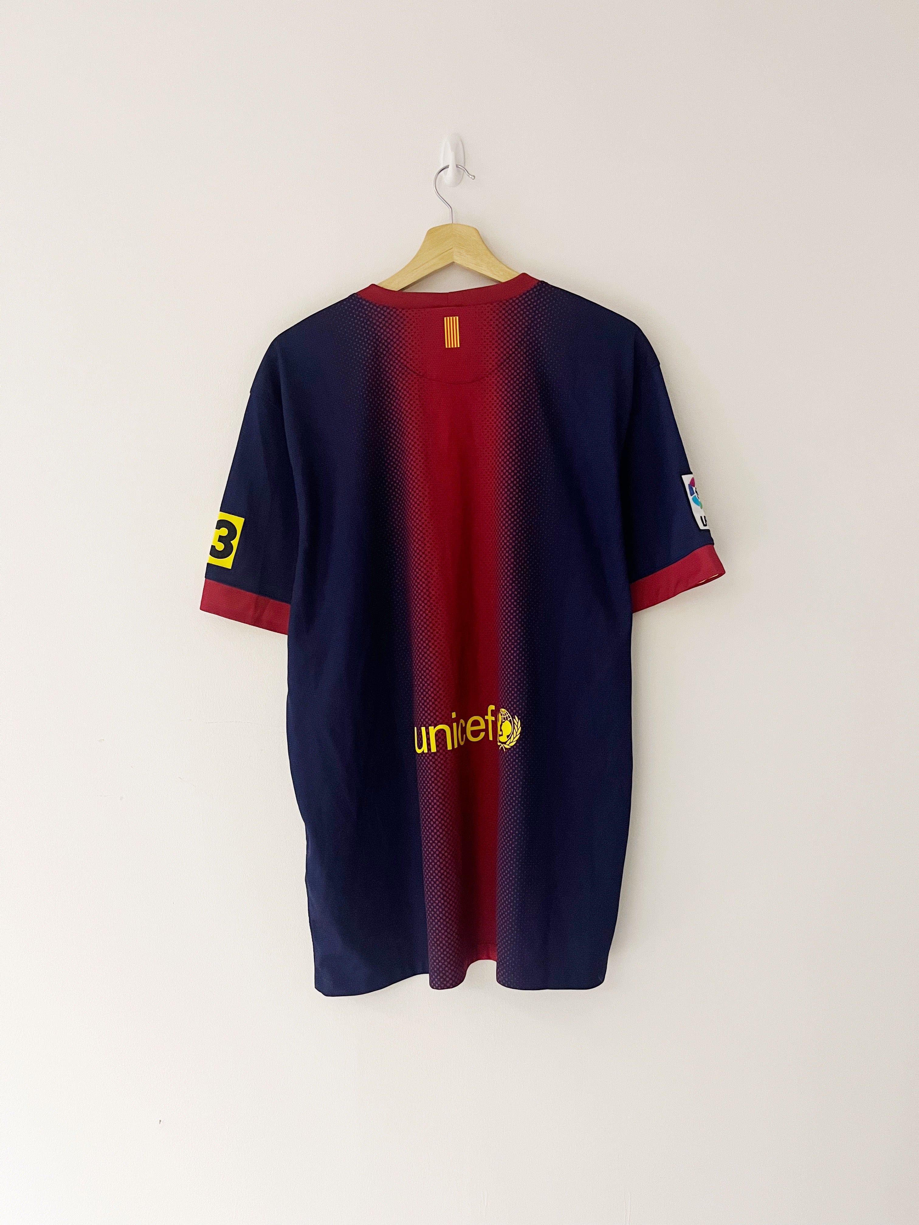 2012/13 Barcelona Home Shirt (XL) 9/10