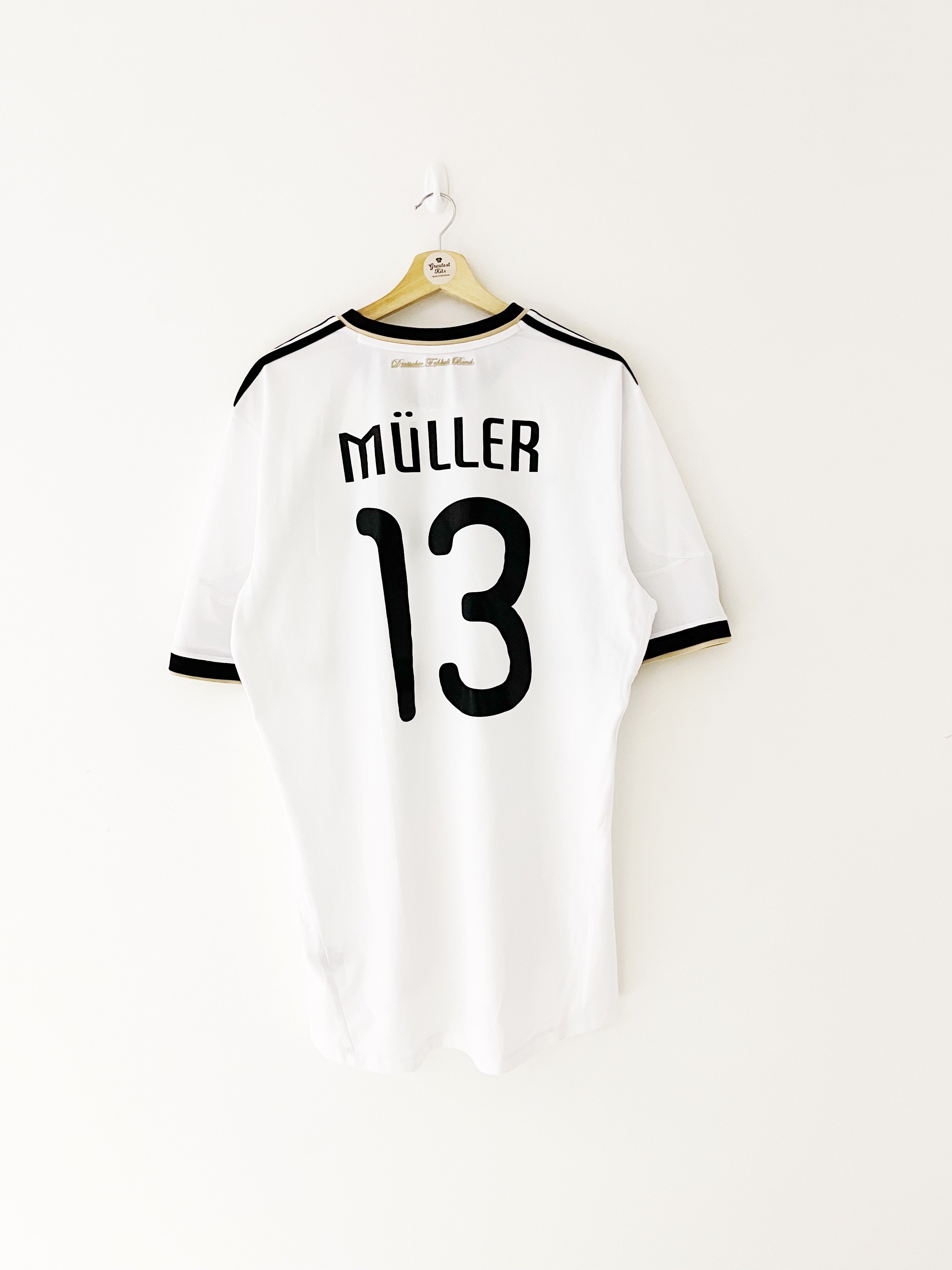 2010/11 Germany Home Shirt Muller #13 (XL) 8/10