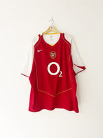 2004/05 Arsenal Home Shirt (XXL) 8.5/10