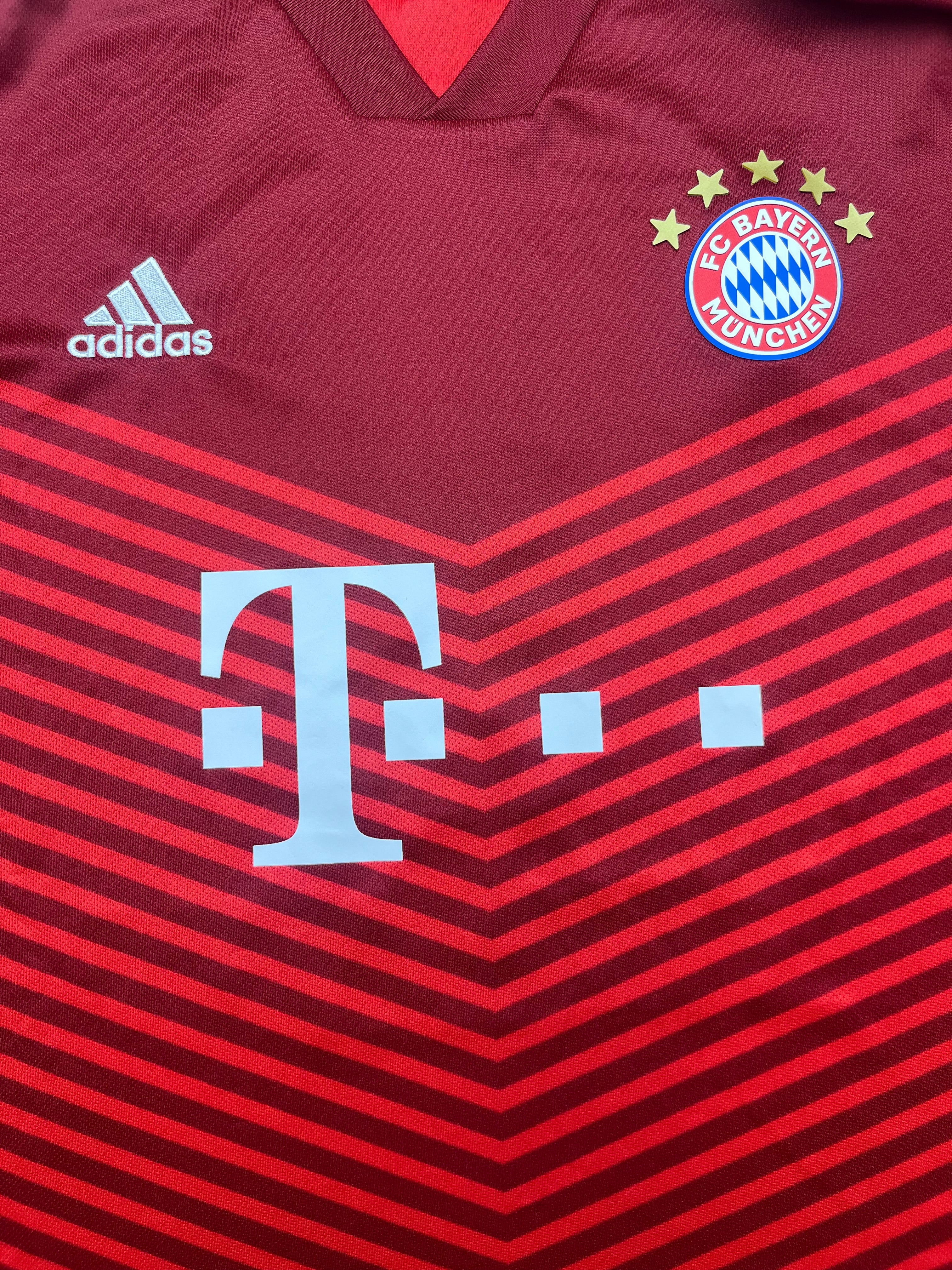 2021/22 Bayern Munich Home L/S Shirt Lewandowski #9 (3XL) 9/10