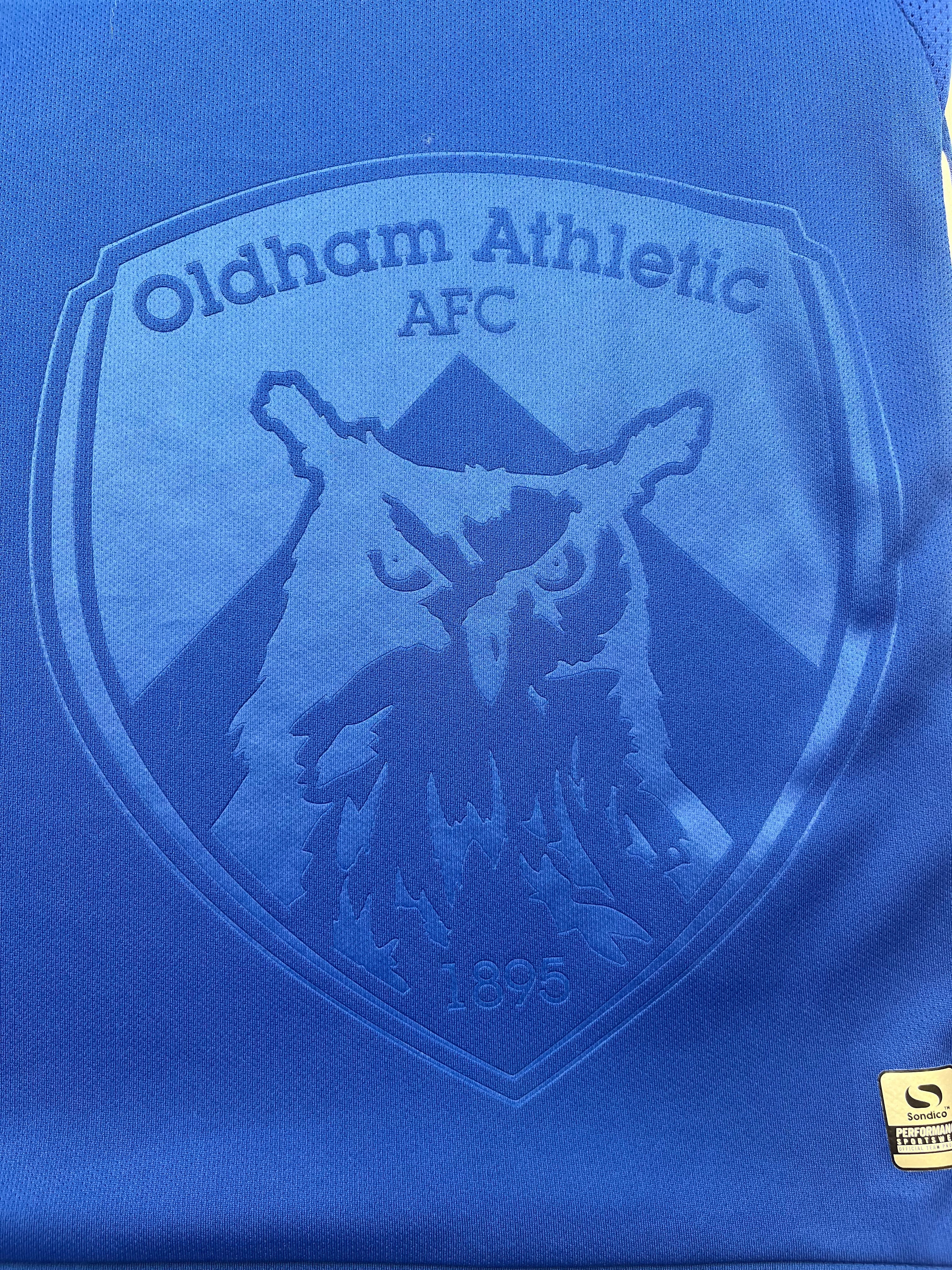 2017/18 Oldham Athletic Home Shirt (L) 9/10