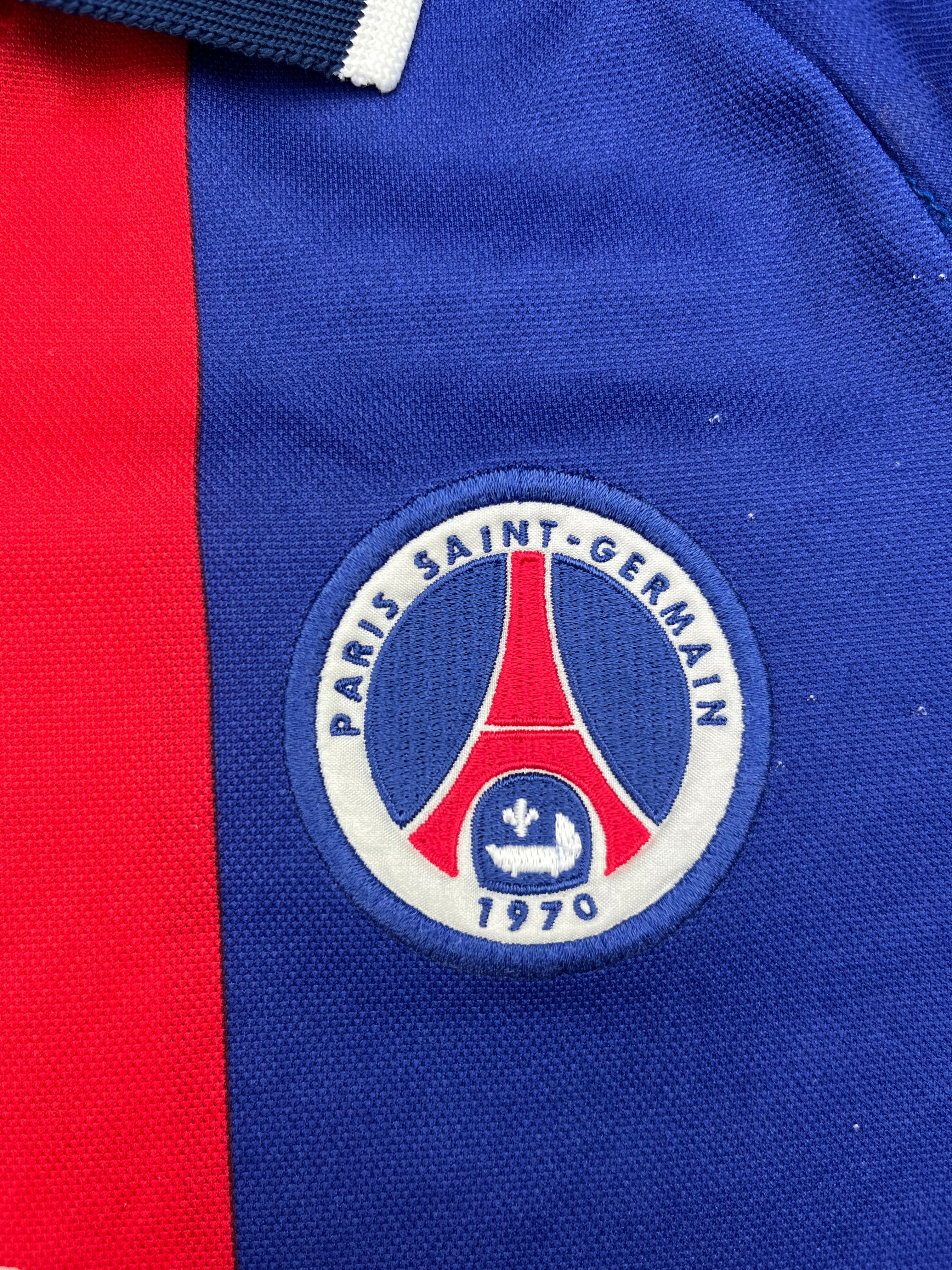 2000/01 Paris Saint-Germain Home Shirt (L) 9/10