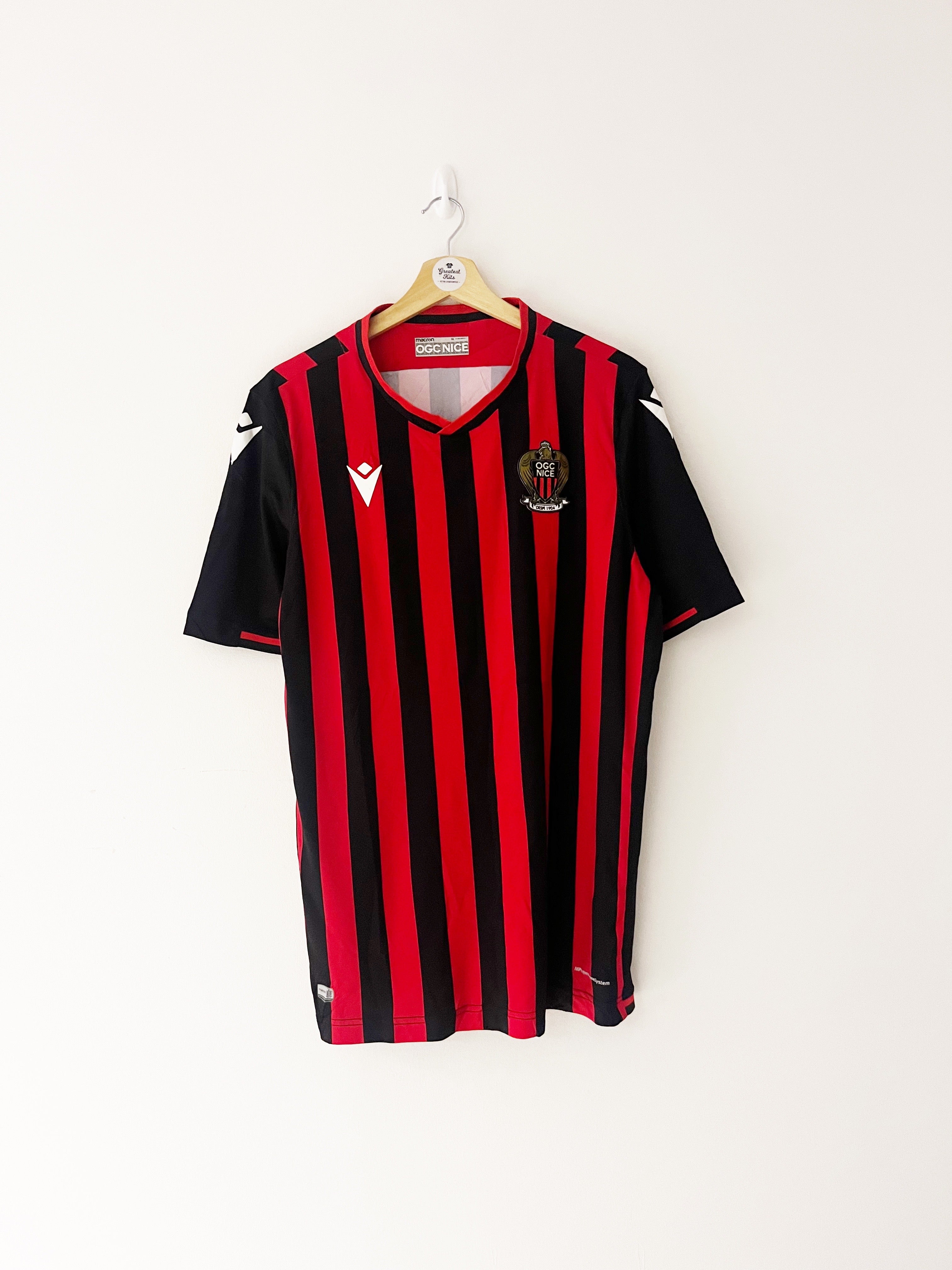 2019/20 Nice Home Shirt (XL) 9/10