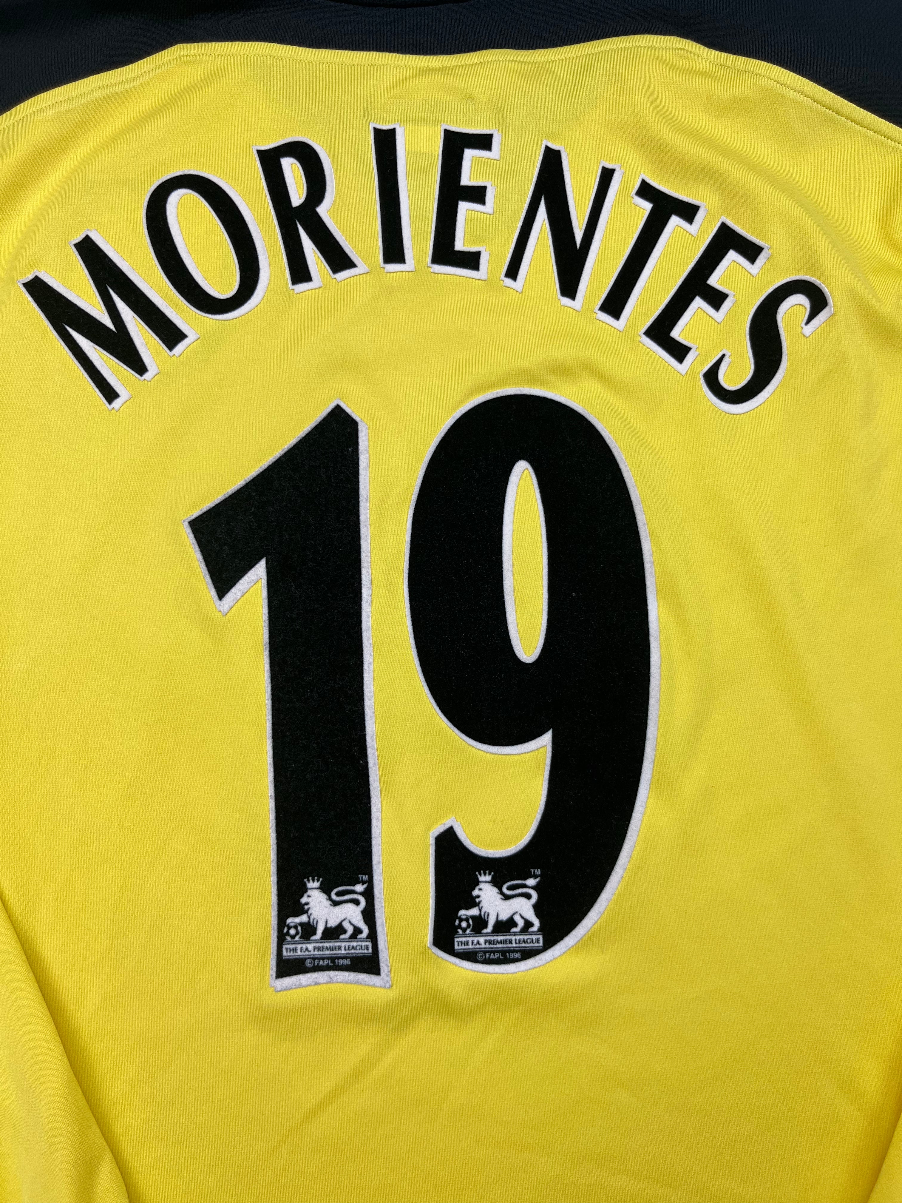 2004/06 Liverpool Away L/S Shirt Morientes #19 (XL) 9/10