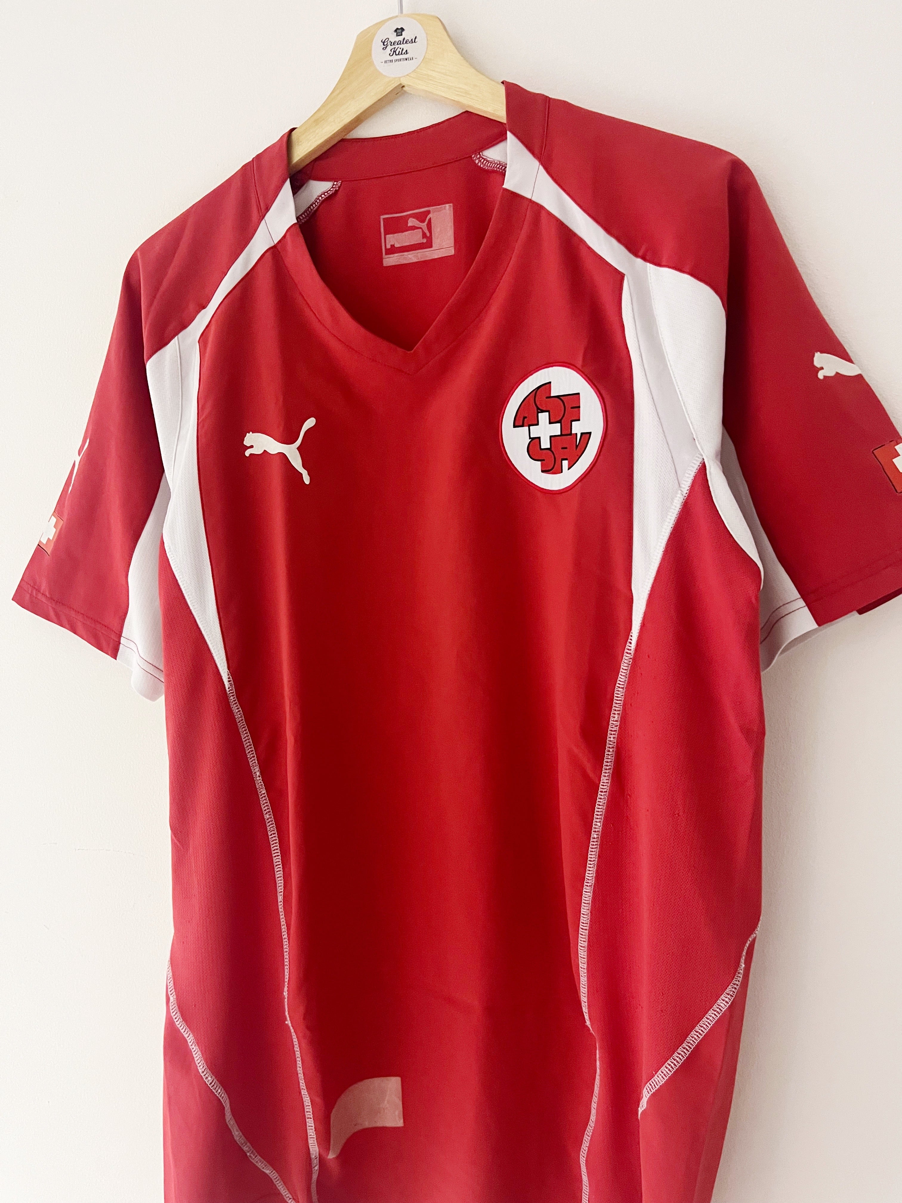 2004/06 Switzerland Home Shirt (L) 7.5/10