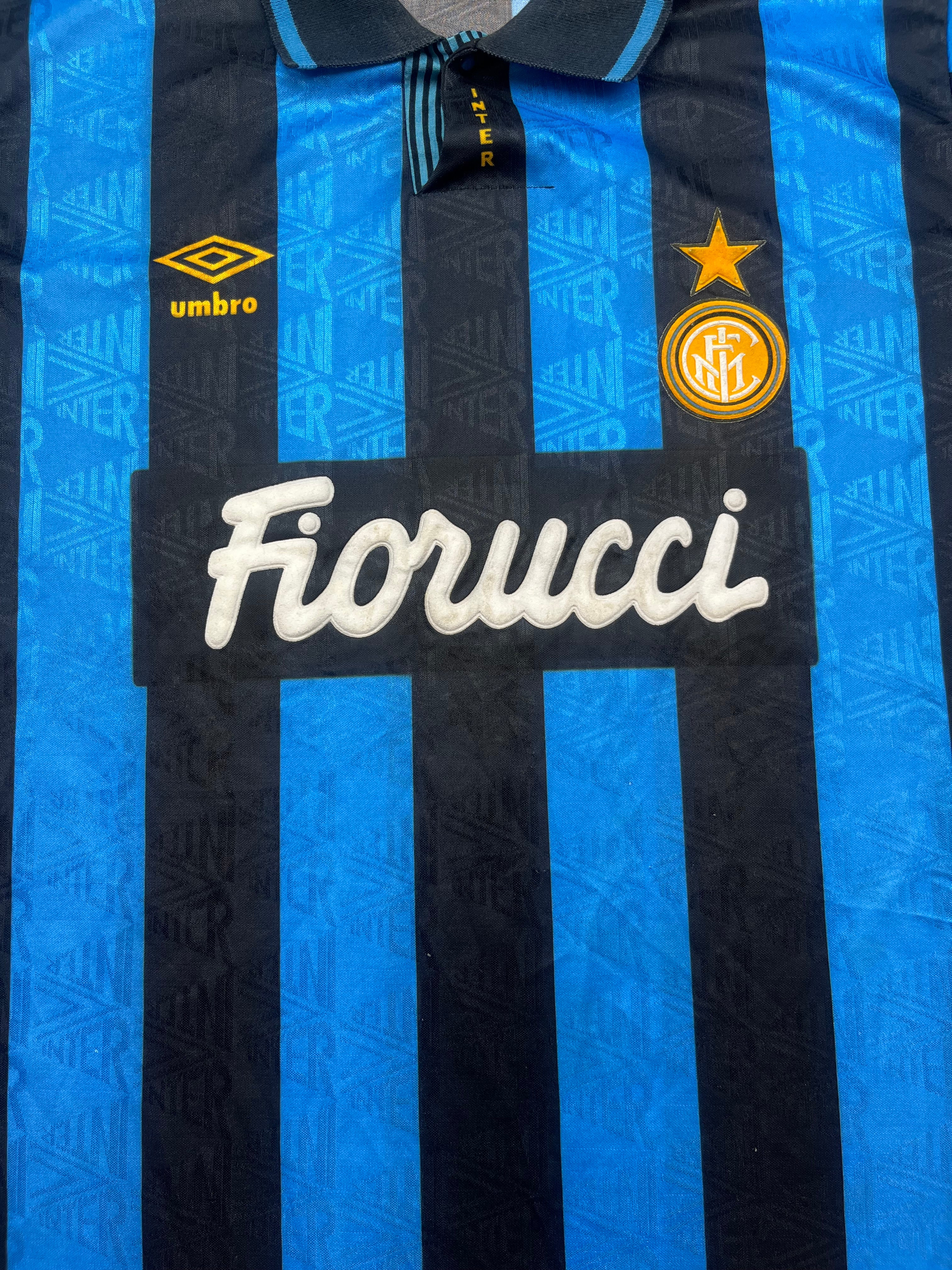 1992/94 Inter Milan Home Shirt (L) 9/10