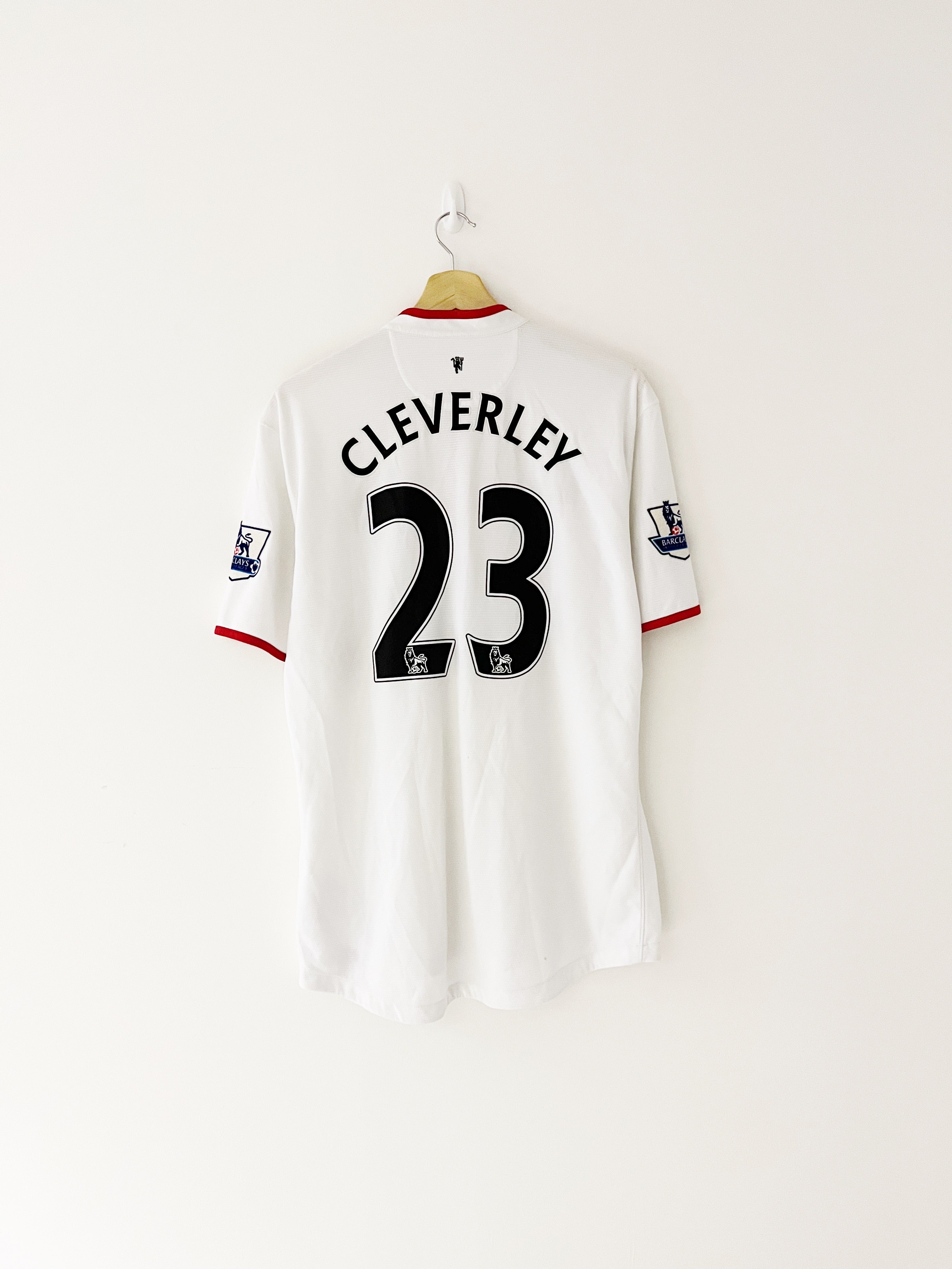 2012/14 Manchester United Away Shirt Cleverley #23 (L) 9/10