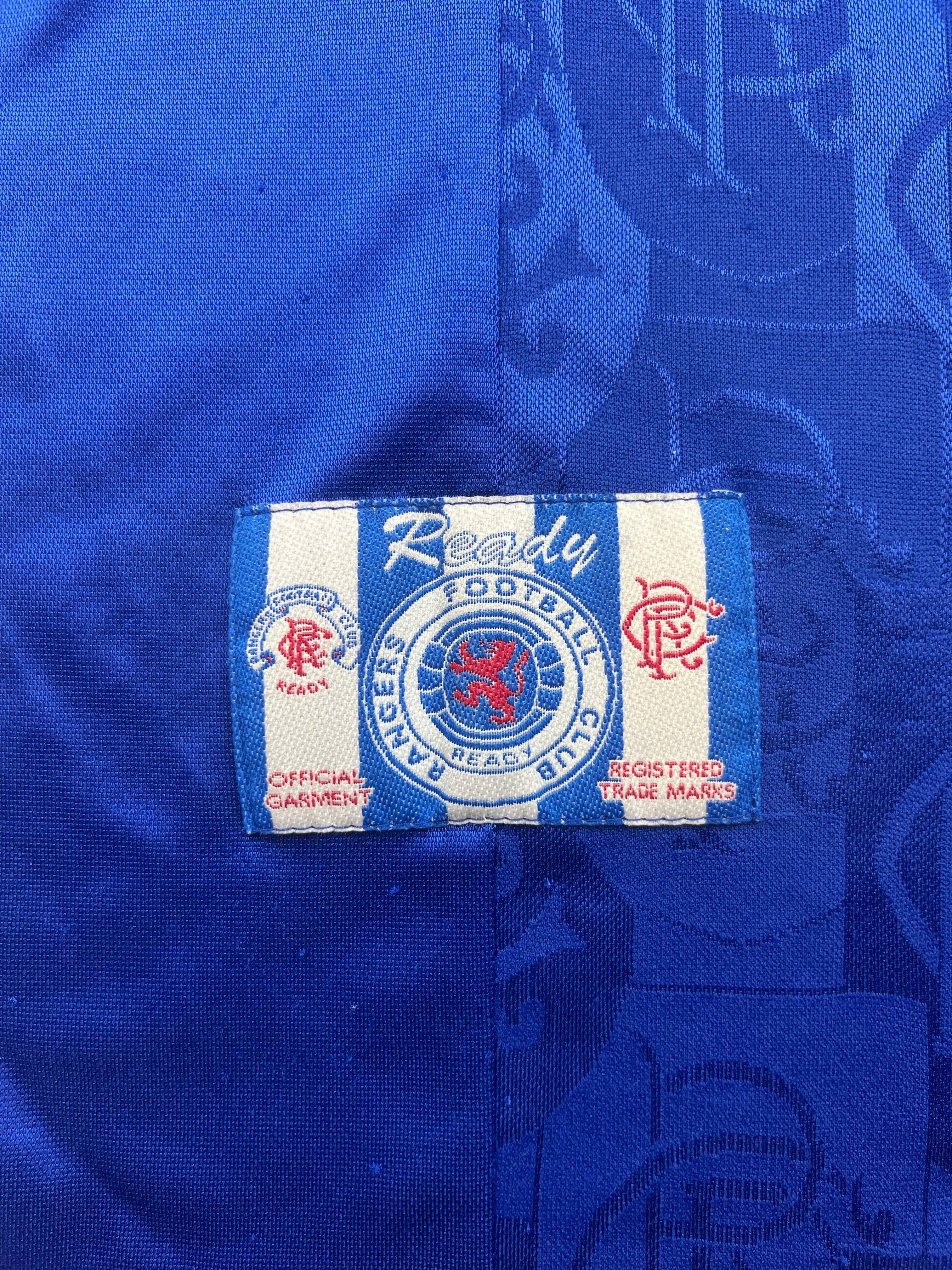 1996/97 Rangers Home Shirt (M) 8.5/10