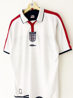 2003/05 England Home Shirt (M) 9/10