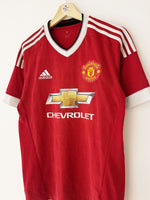 2015/16 Manchester United Home Shirt (S) 9/10