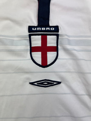 2003/05 England Home L/S Shirt (M) 9/10