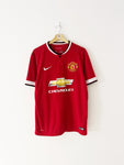 2014/15 Manchester United Home Shirt (M) 9/10