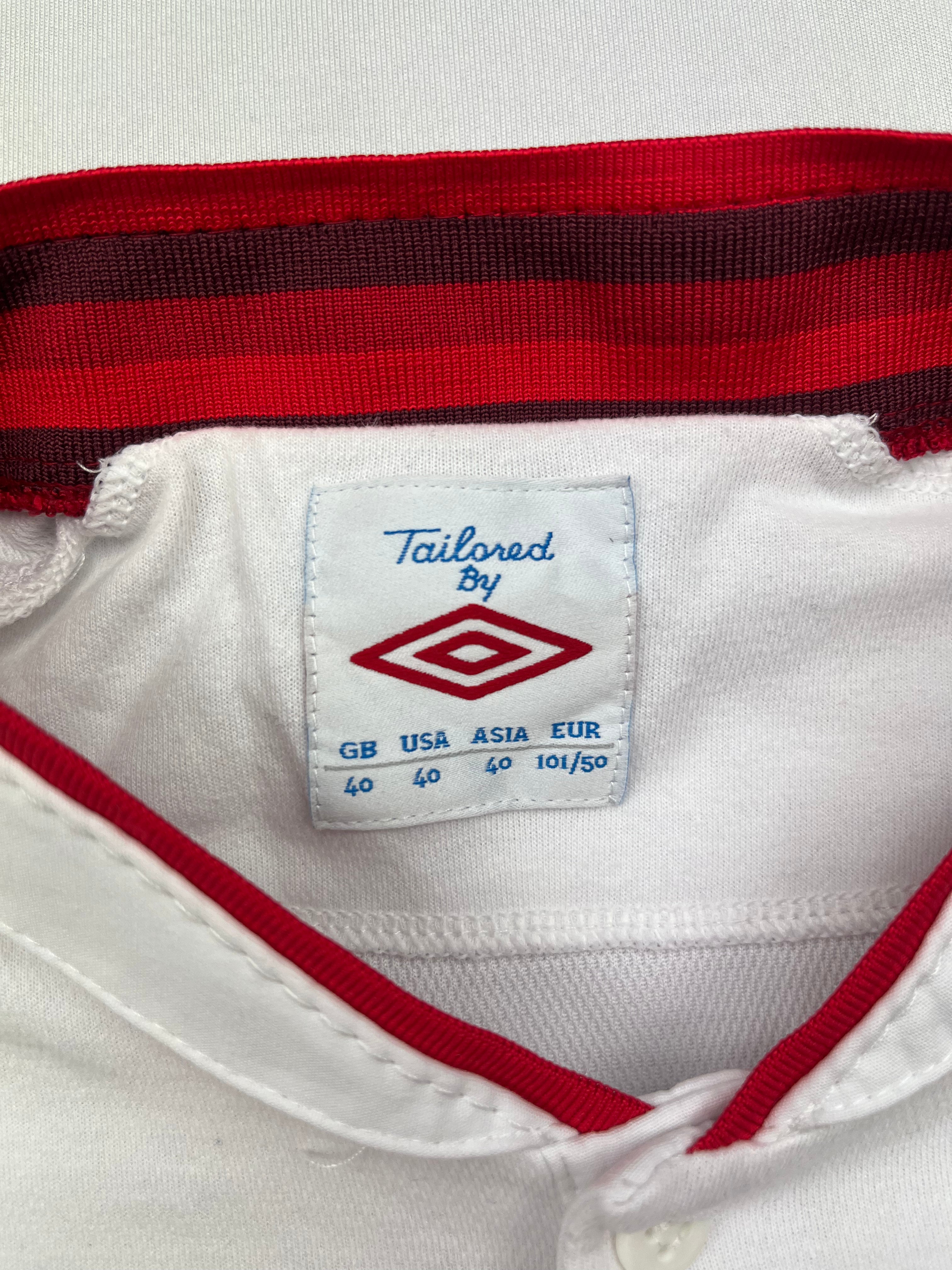 2012/13 England Home Shirt (L) 9/10