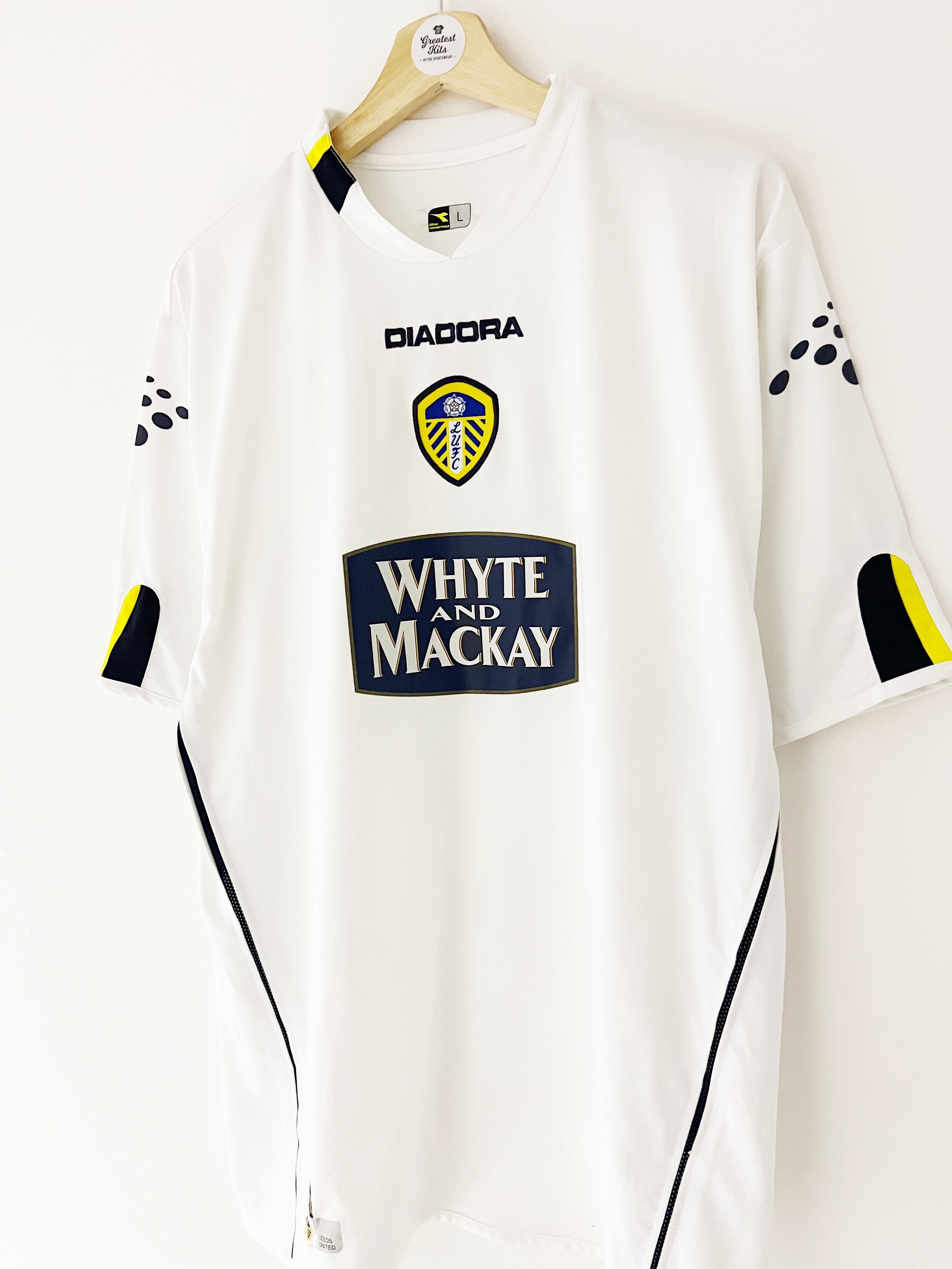 2004/05 Leeds United Home Shirt (L) 9/10