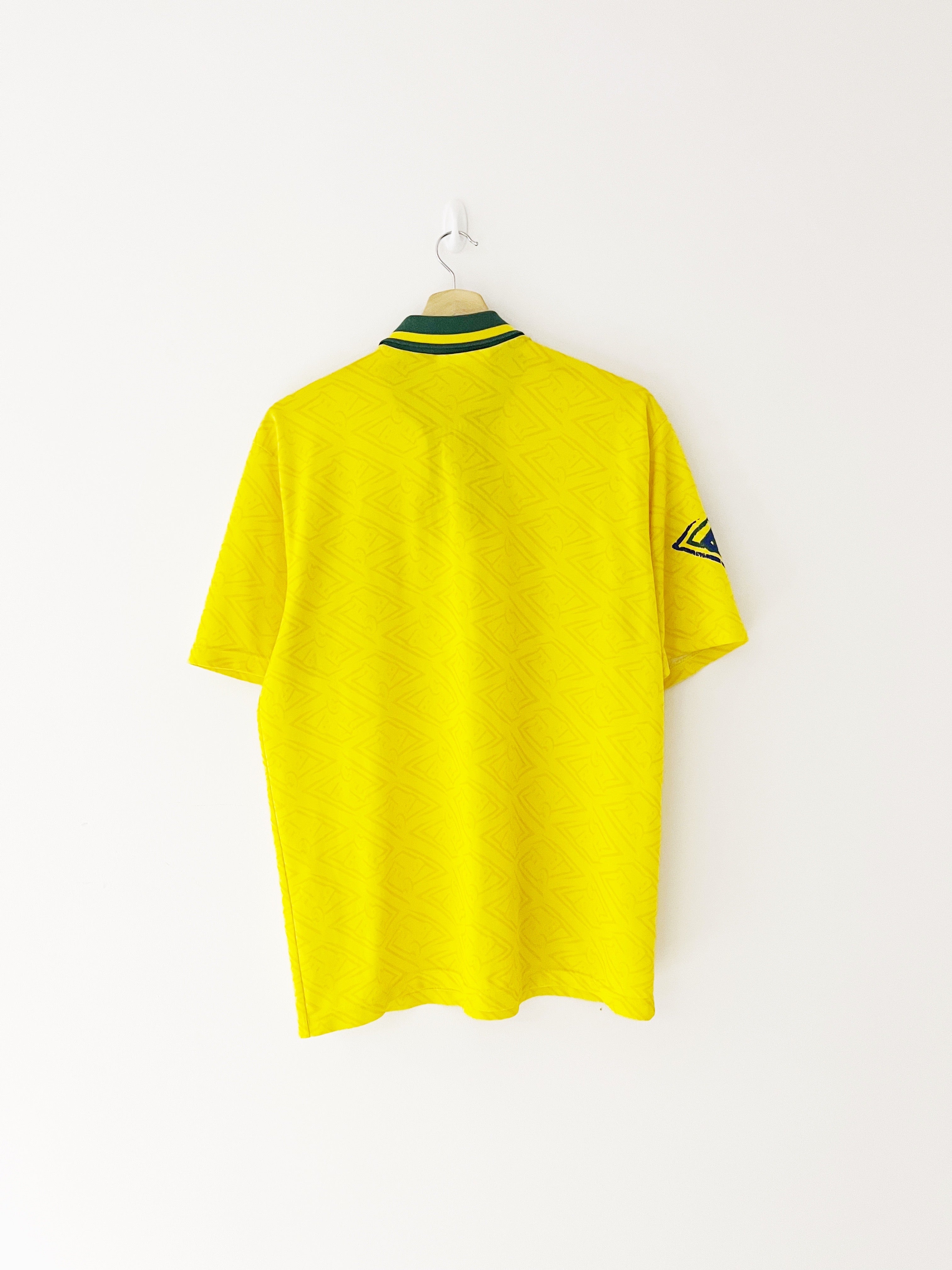 1991/93 Brazil Home Shirt (L) 7.5/10