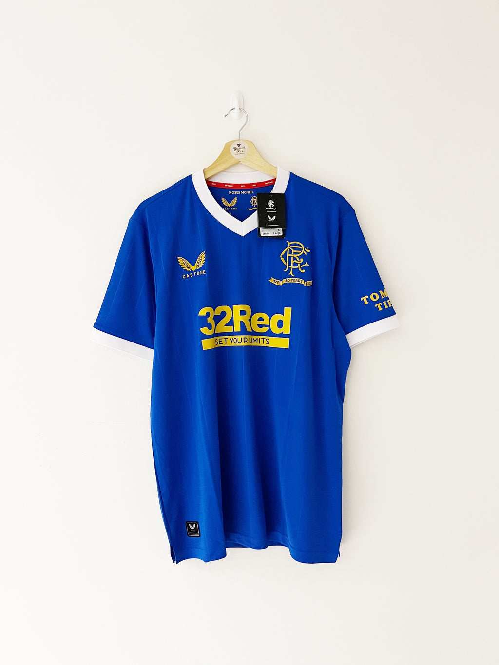 2021/22 Rangers *150 Years* Home Shirt (XL) BNIB