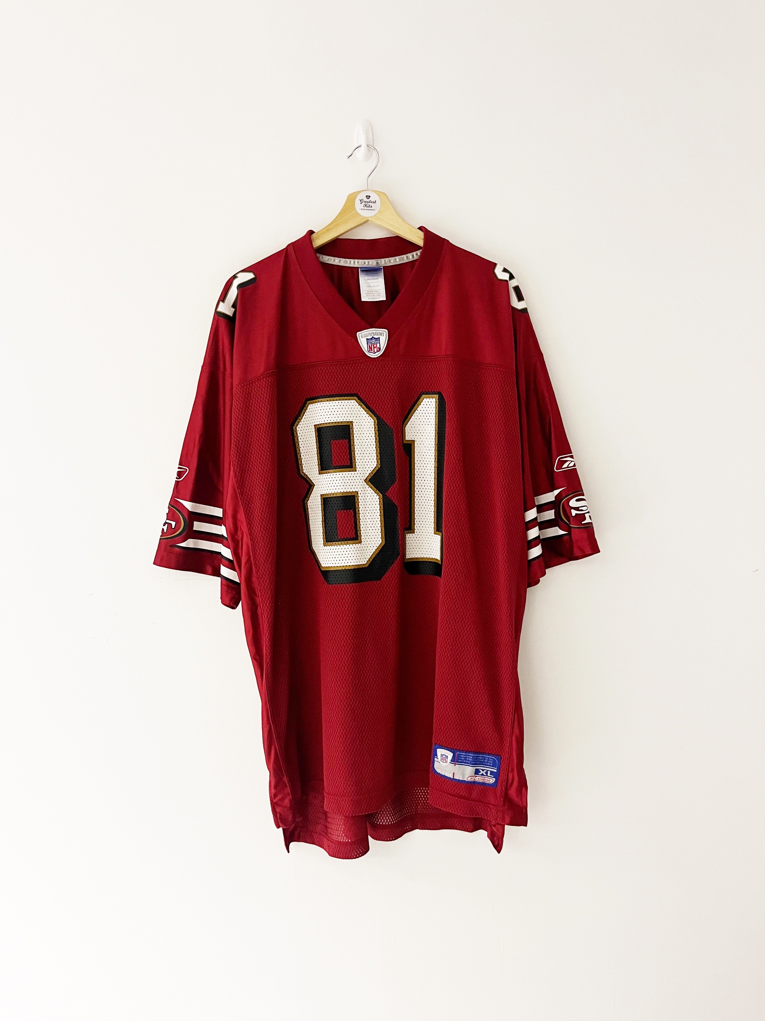 2003 San Francisco 49ers Reebok Home Jersey Owens #81 (XL) 9/10