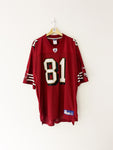 2003 San Francisco 49ers Reebok Home Jersey Owens #81 (XL) 9/10