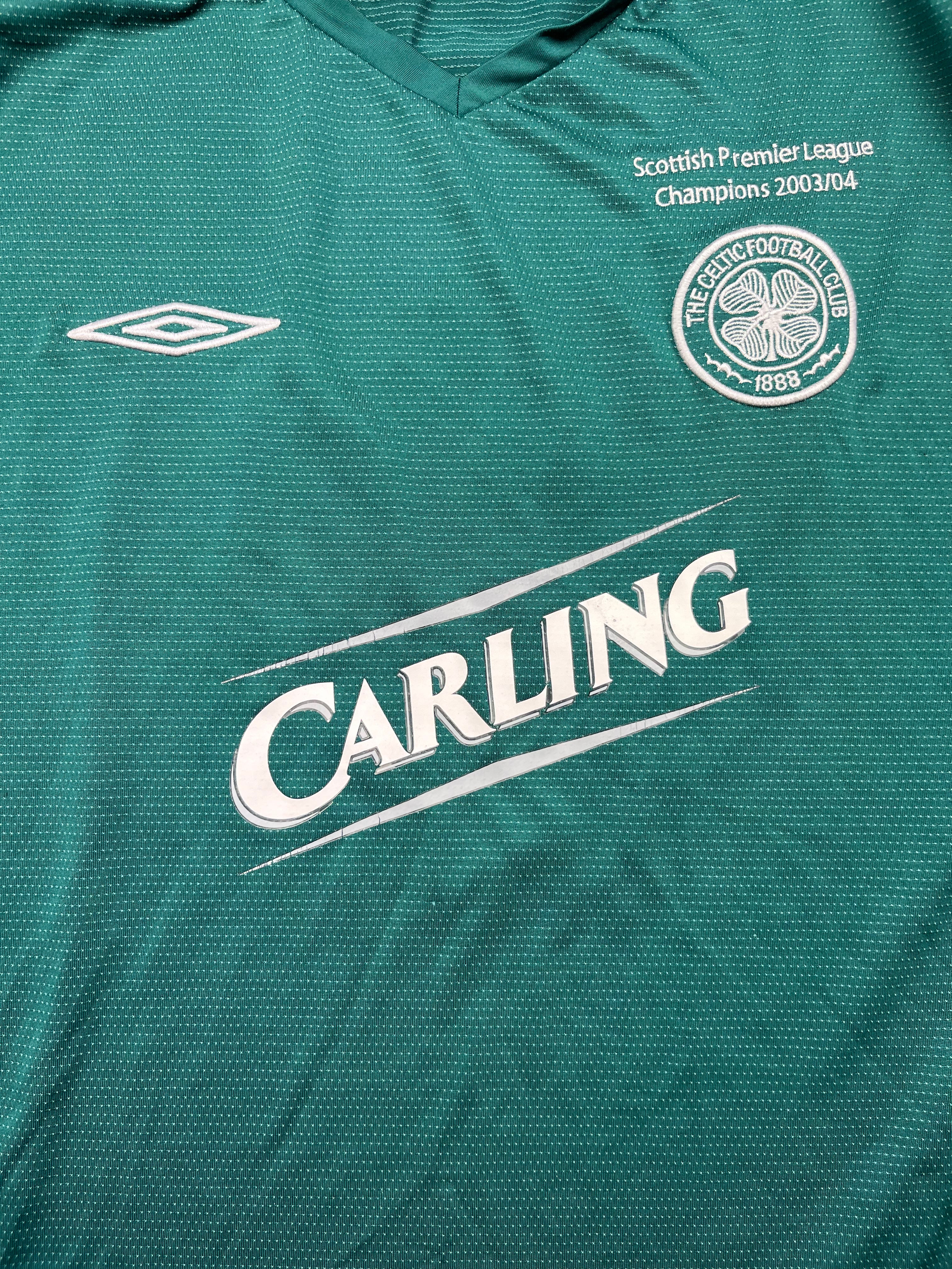 2004/05 Celtic Away Sutton #9 Shirt (XXL) 8/10