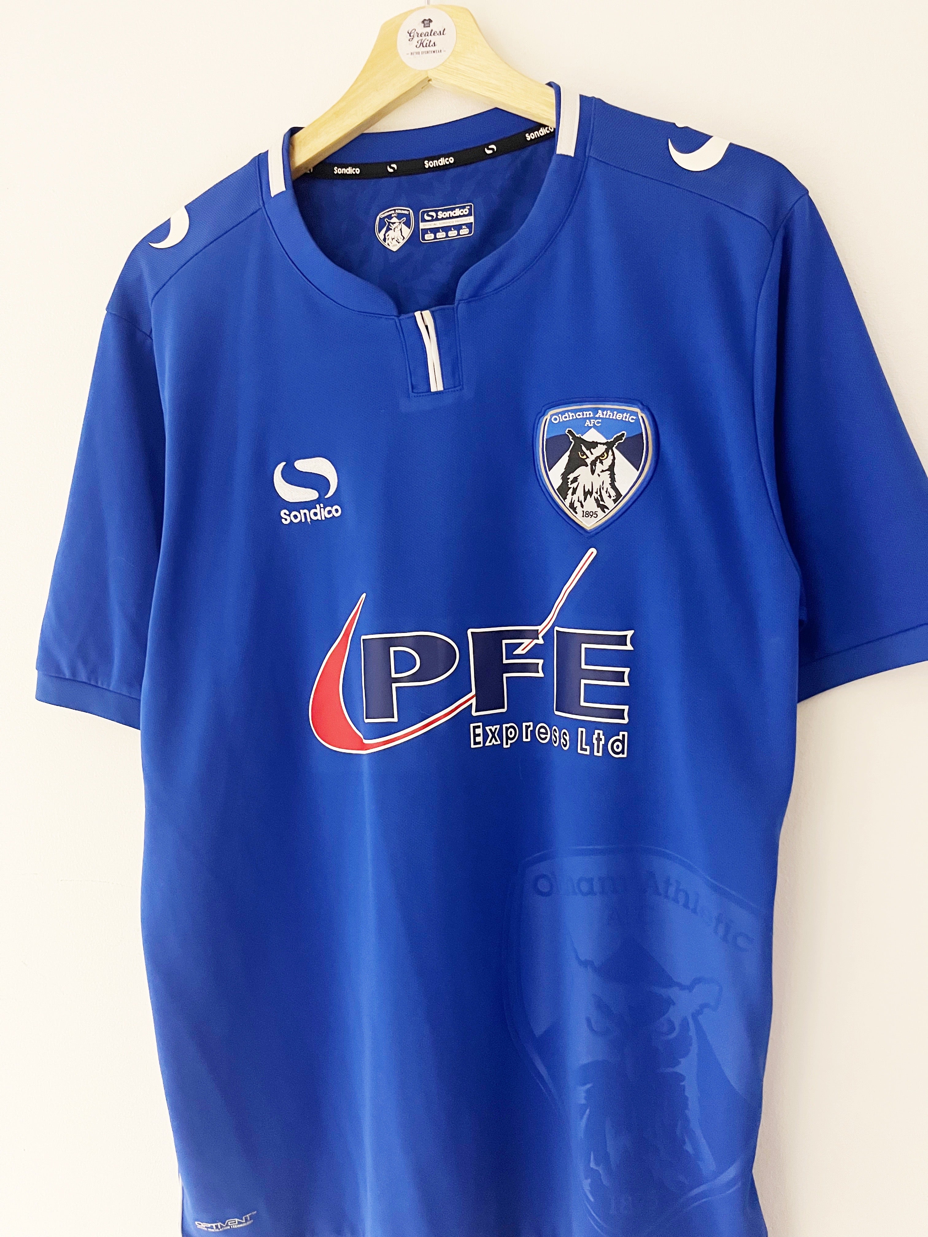 2017/18 Oldham Athletic Home Shirt (L) 9/10