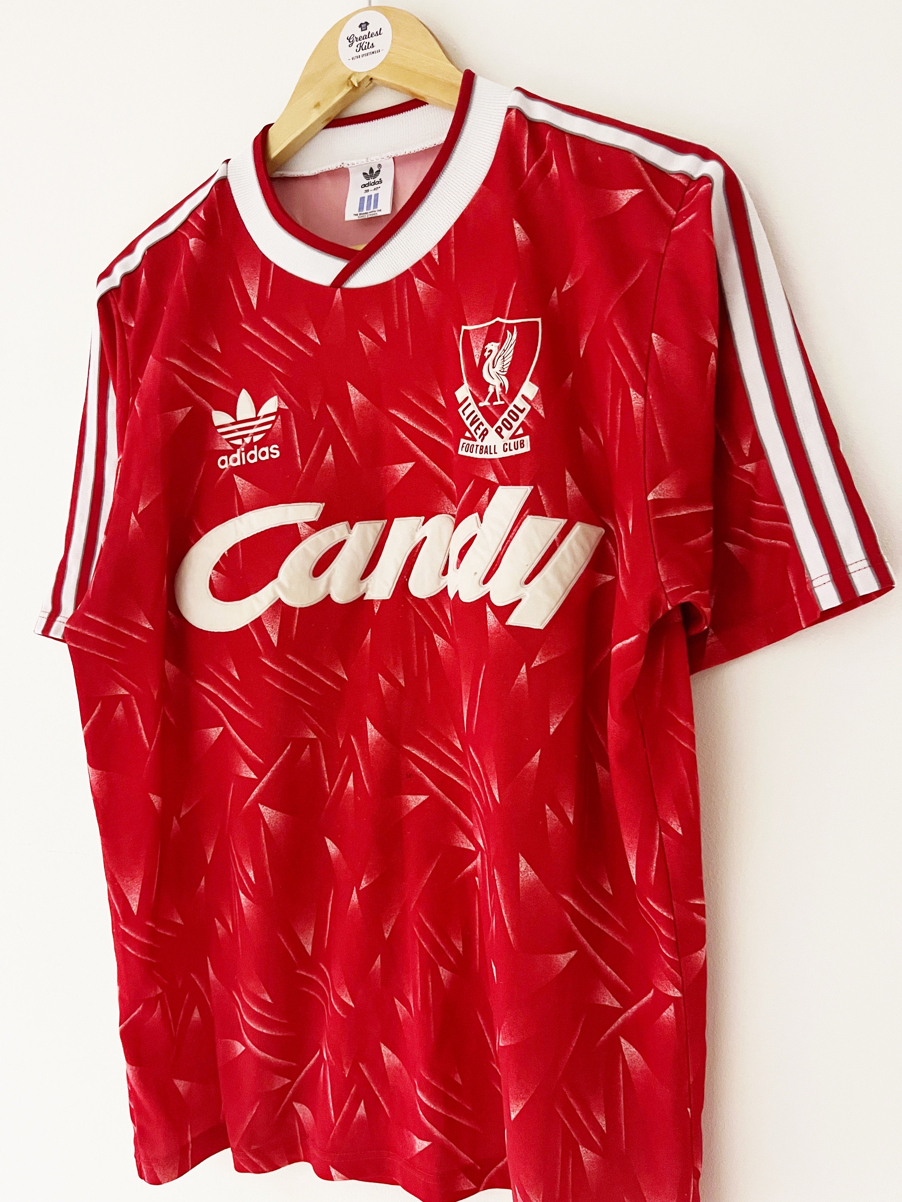 1989/91 Liverpool Home Shirt (M) 8.5/10