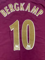 2005/06 Arsenal Home Shirt Bergkamp #10 (3XL) 9/10