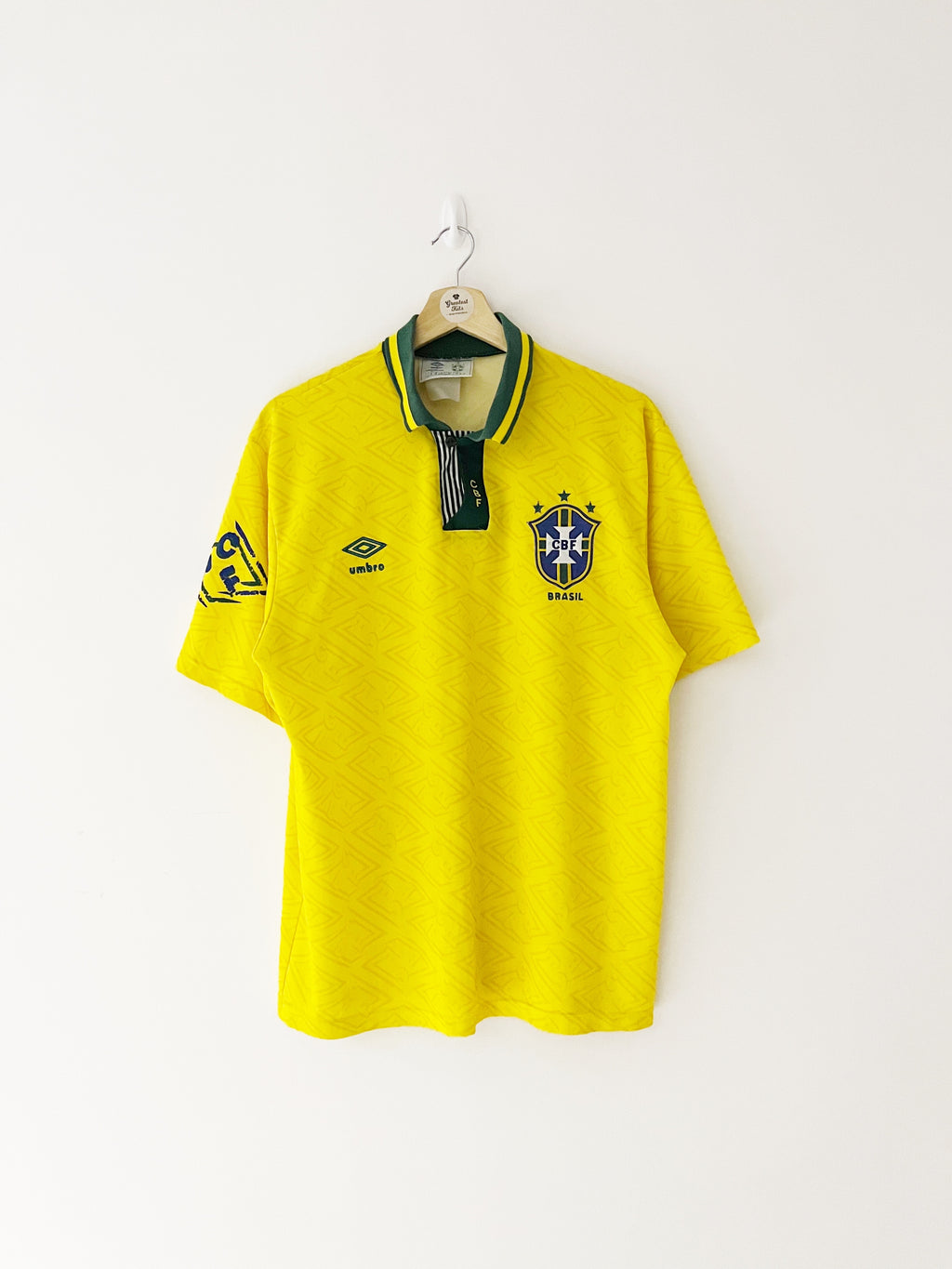 1991/93 Brazil Home Shirt (L) 7.5/10