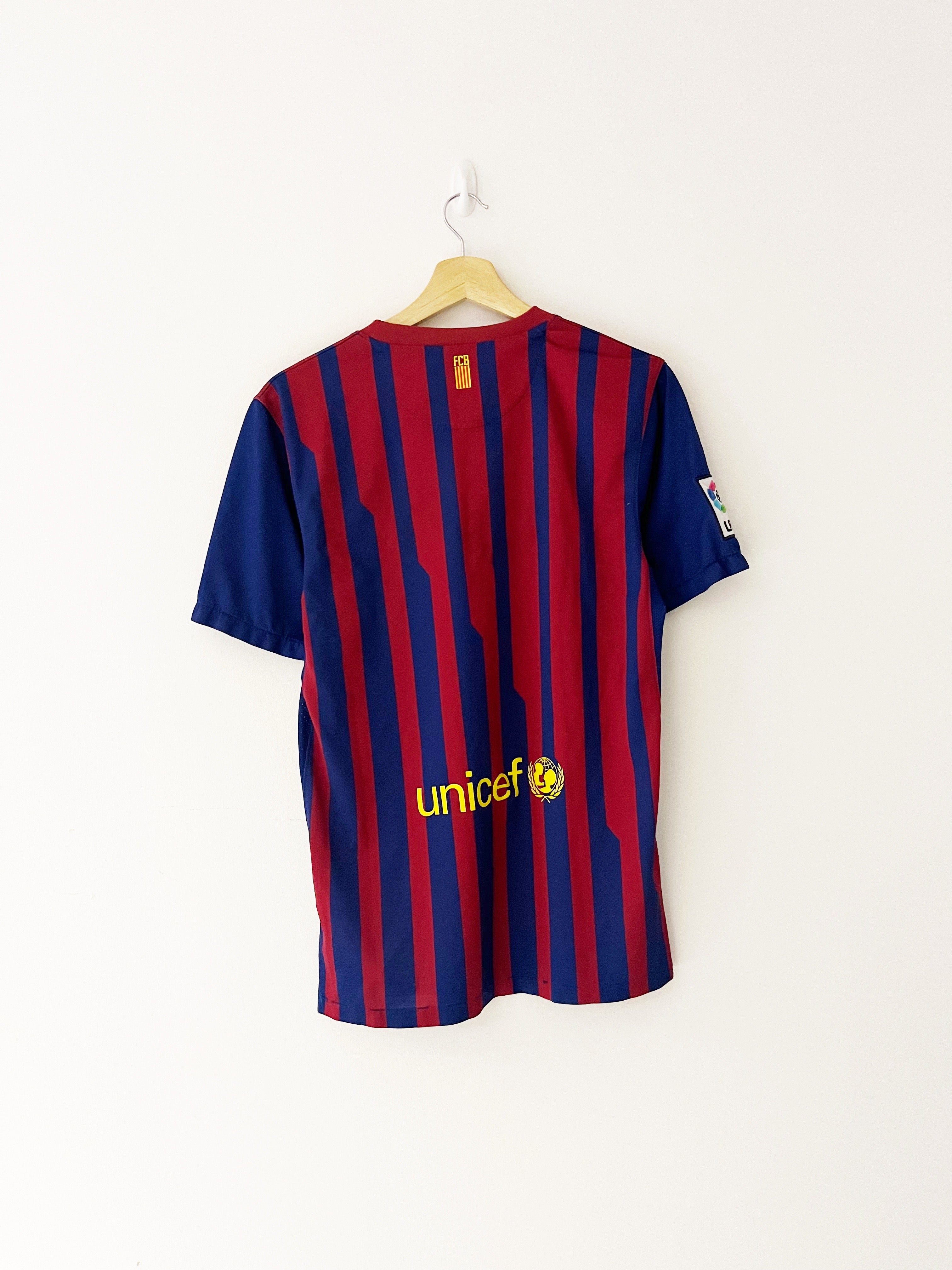 2011/12 Barcelona Home Shirt (S) 9/10