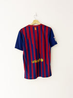 2011/12 Barcelona Home Shirt (S) 9/10