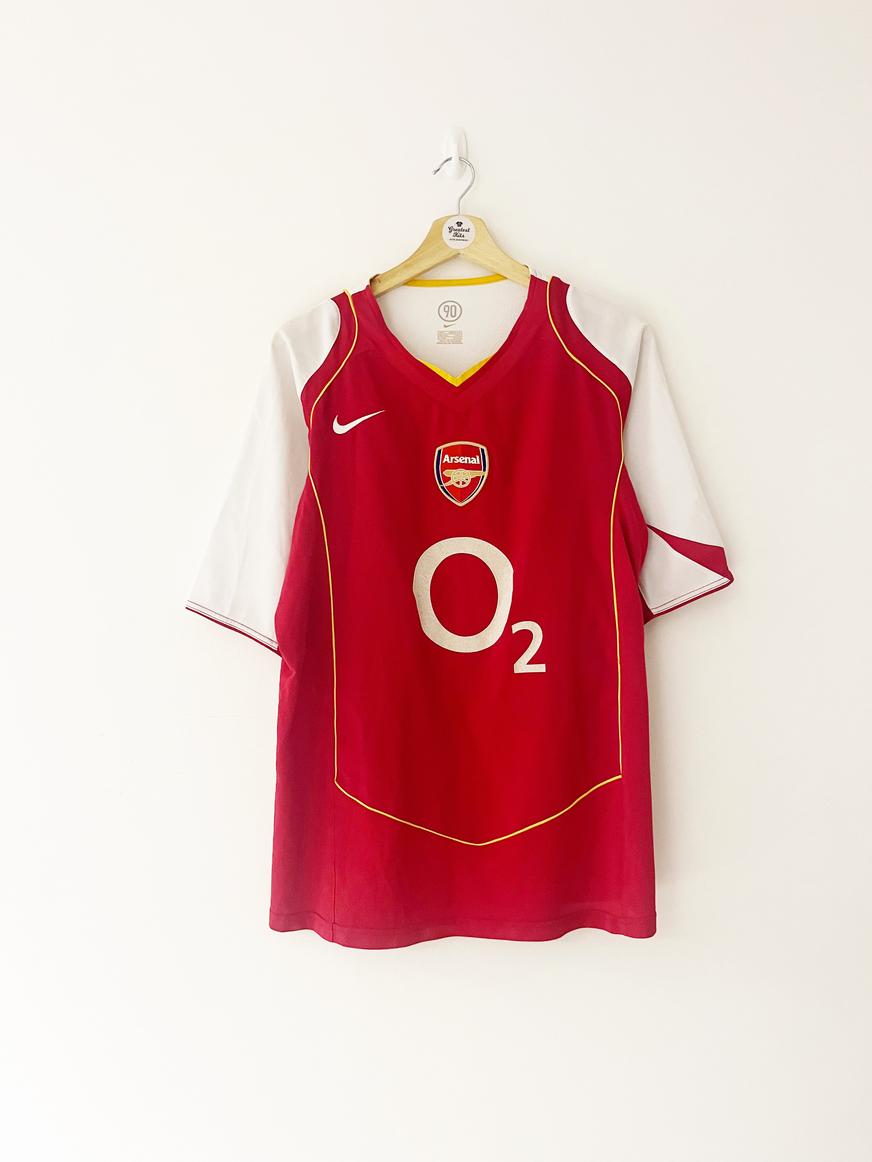 2004/05 Arsenal Home Shirt (L) 8.5/10