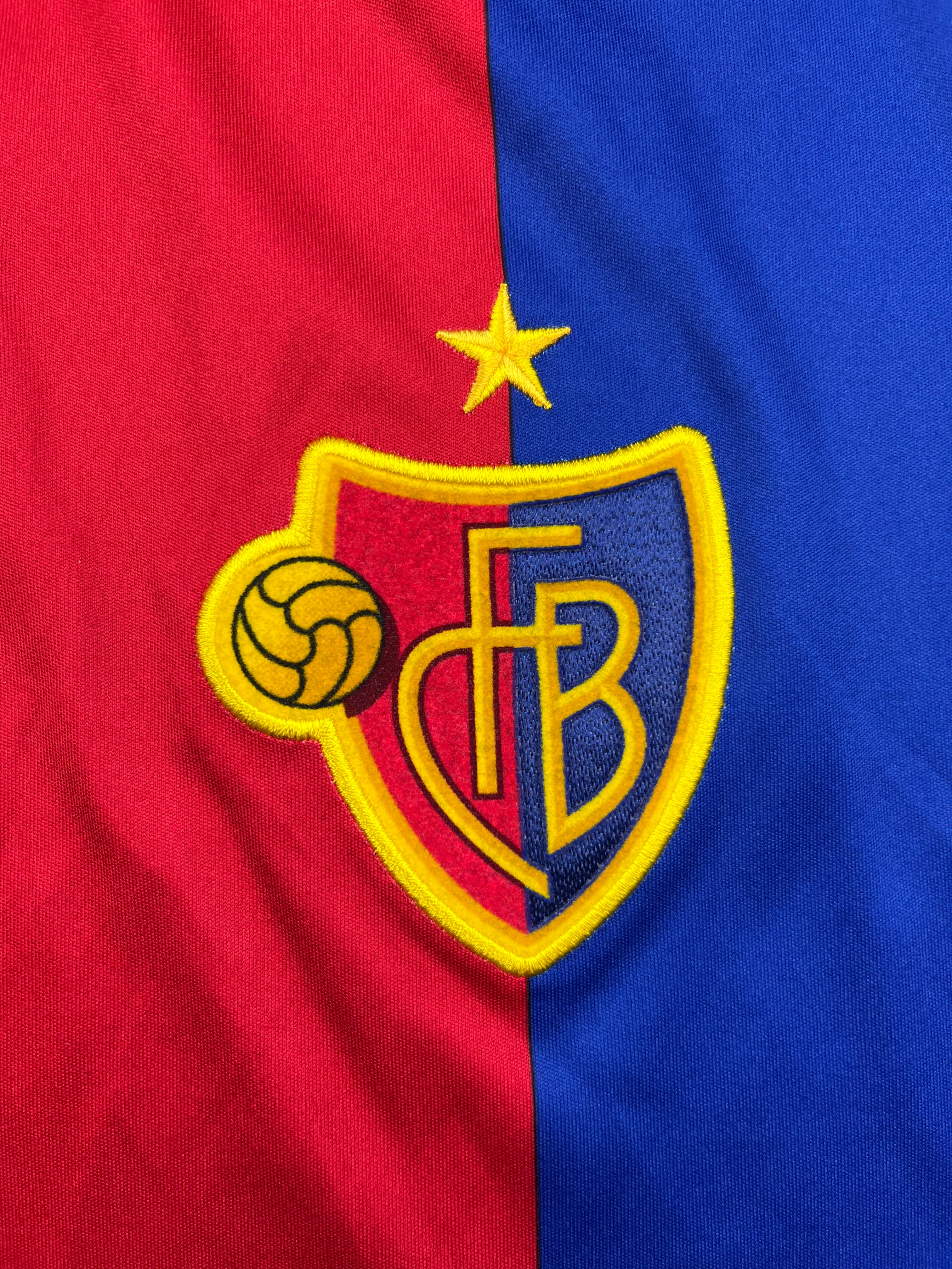 2015/16 FC Basel Home L/S Shirt (L) 9/10