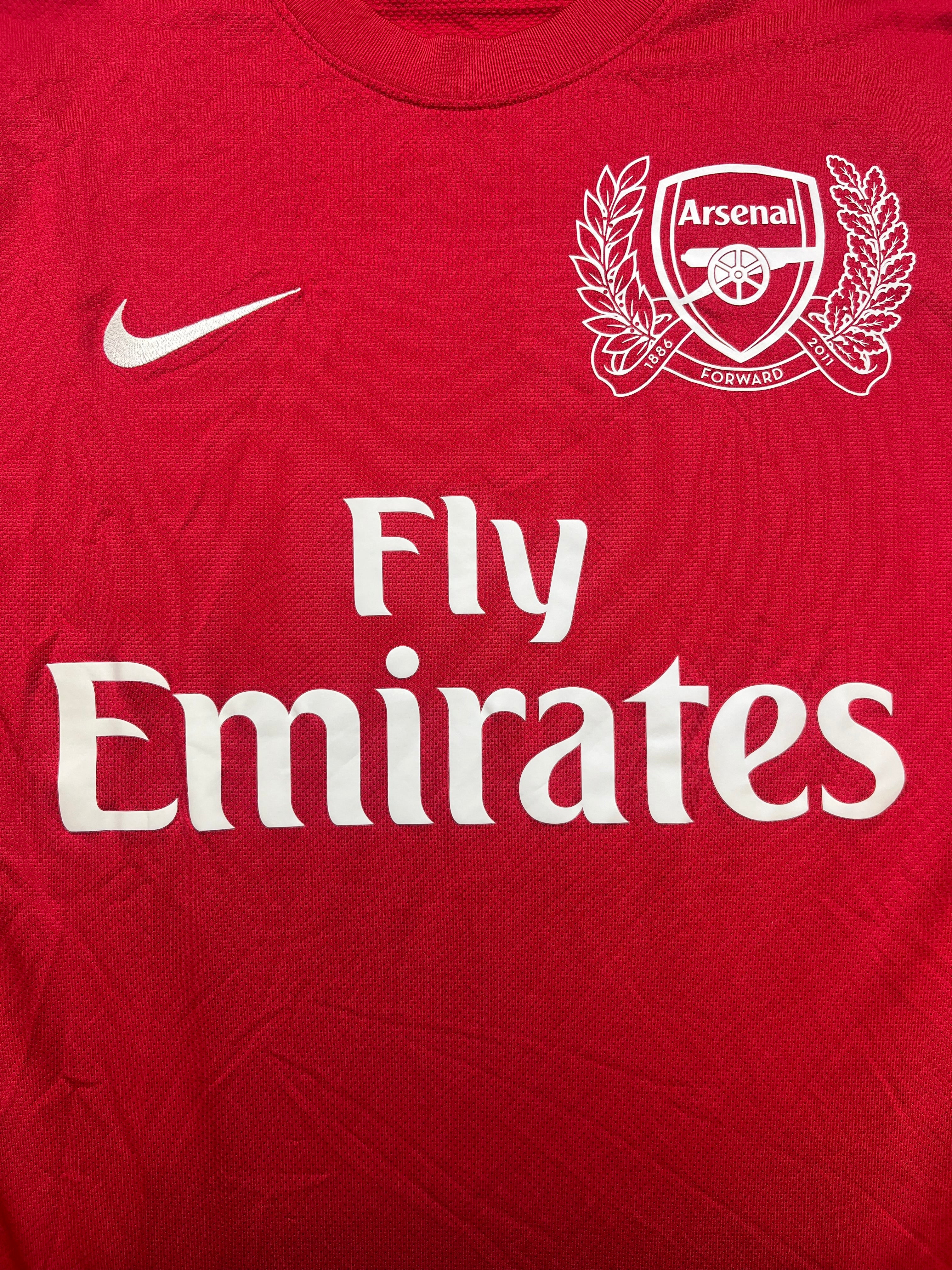 2011/12 Arsenal ‘125th Anniversary’ Home Shirt (M) 8.5/10