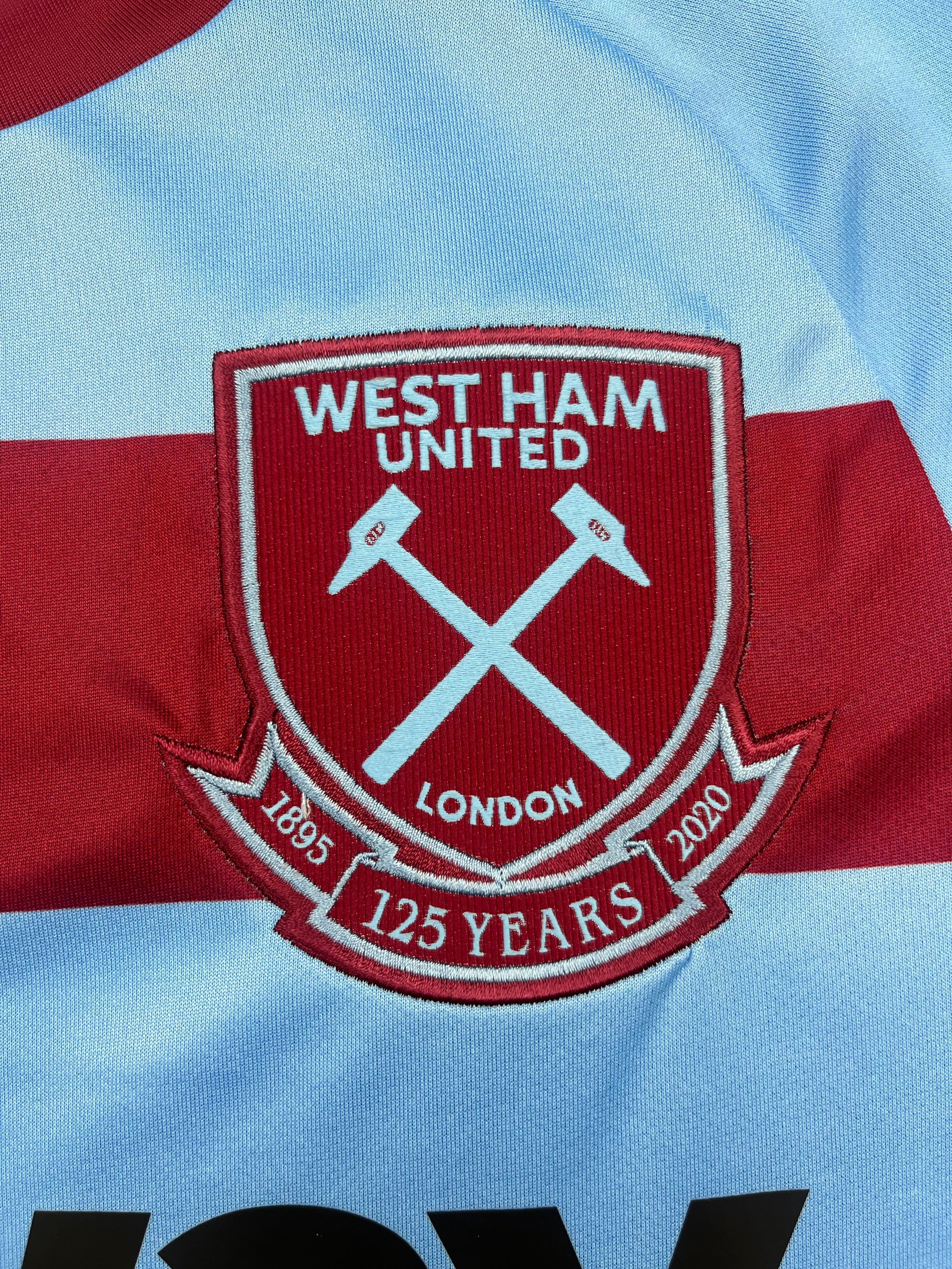 2020/21 West Ham *125 Years* Away Shirt (M) 9/10