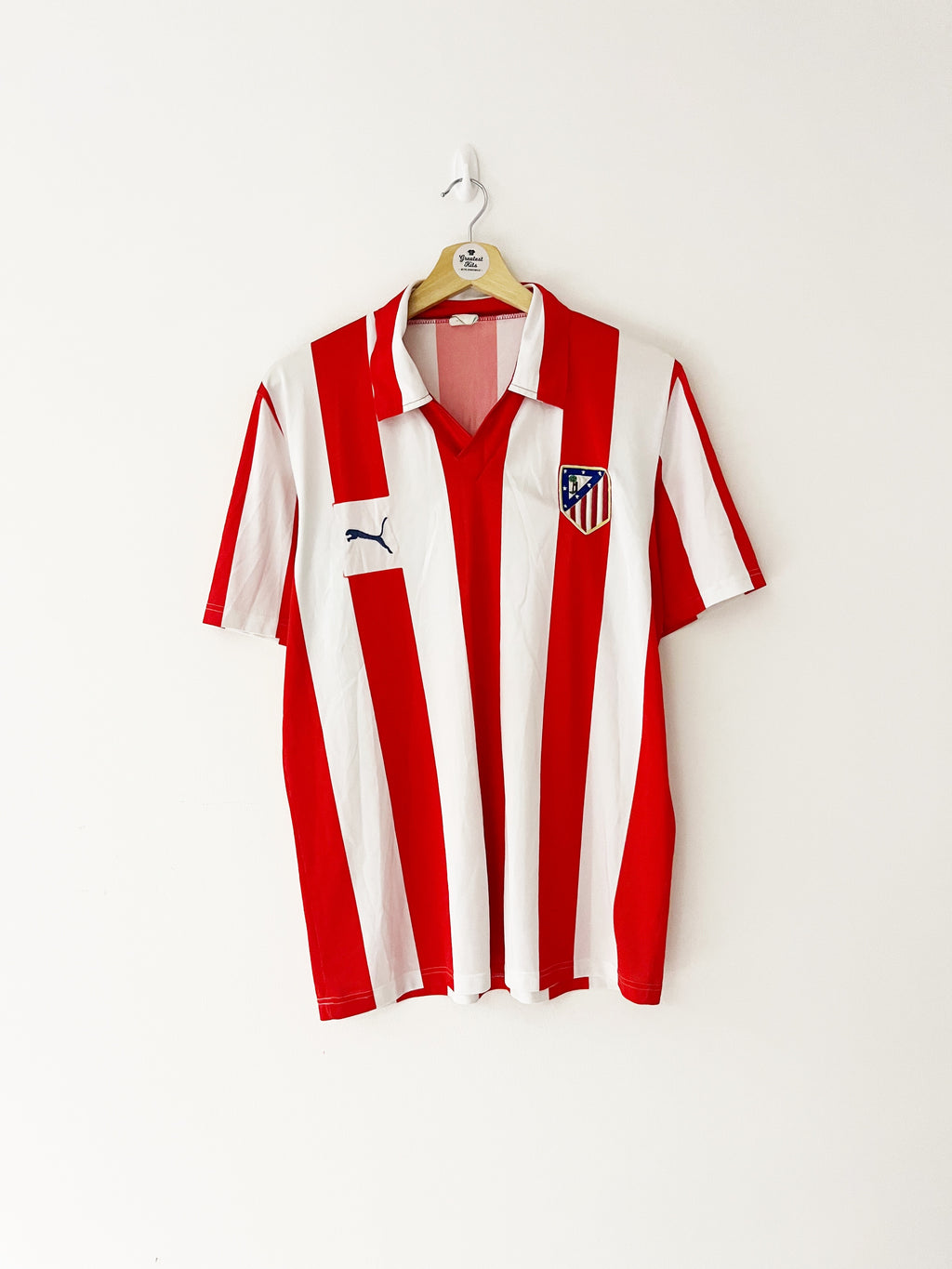 1985/86 Atletico Madrid Home Shirt (L) 8/10