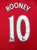 2011/12 Manchester United Home Shirt Rooney #10 (L) 9/10