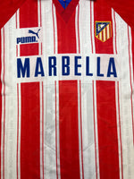 1995/96 Atletico Madrid Home Shirt (L) 8/10