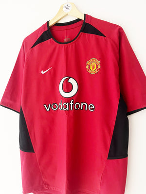 2002/04 Manchester United Home Shirt (M) 8.5/10