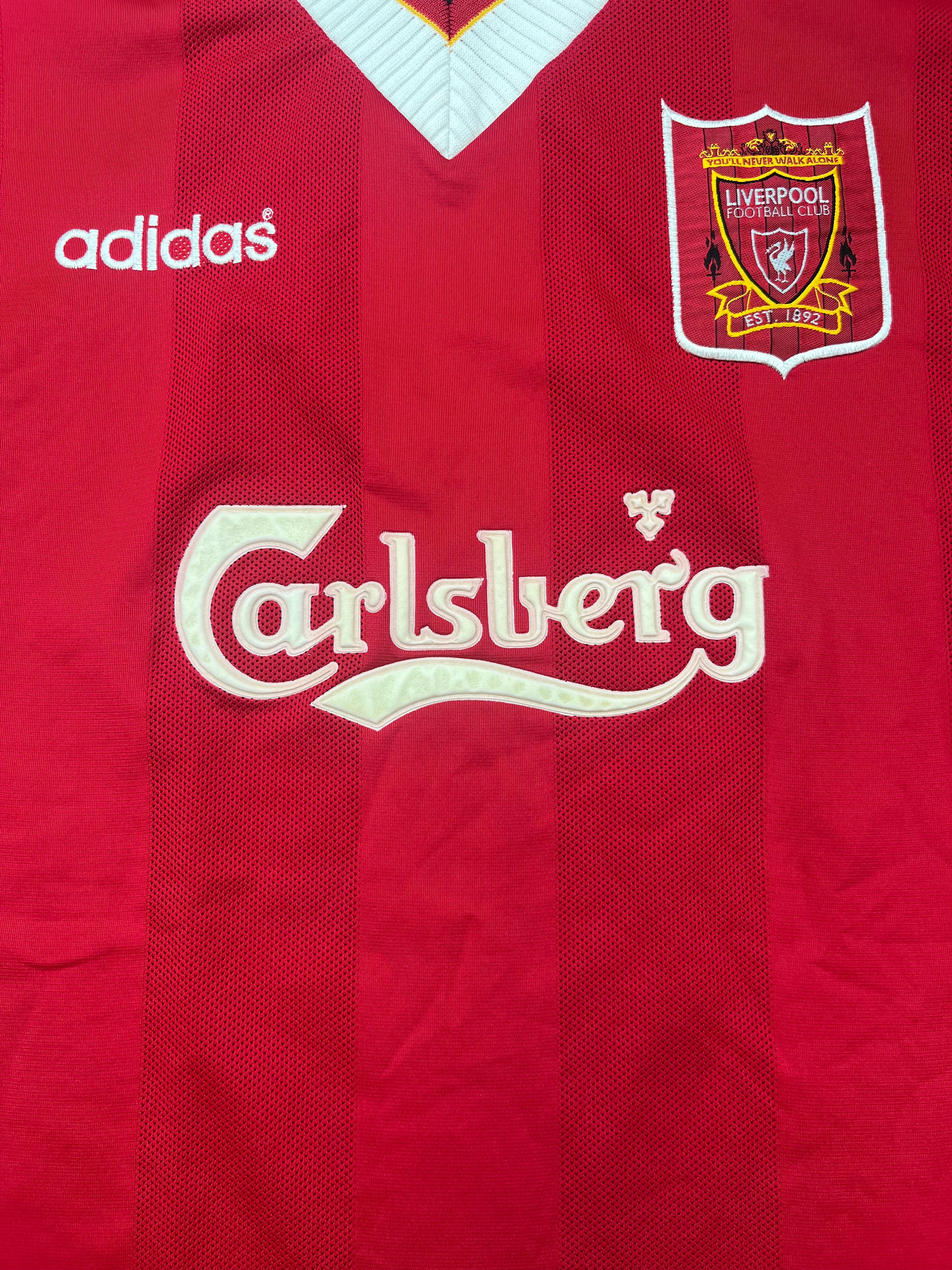 1995/96 Liverpool Home Shirt (XXL) 8.5/10